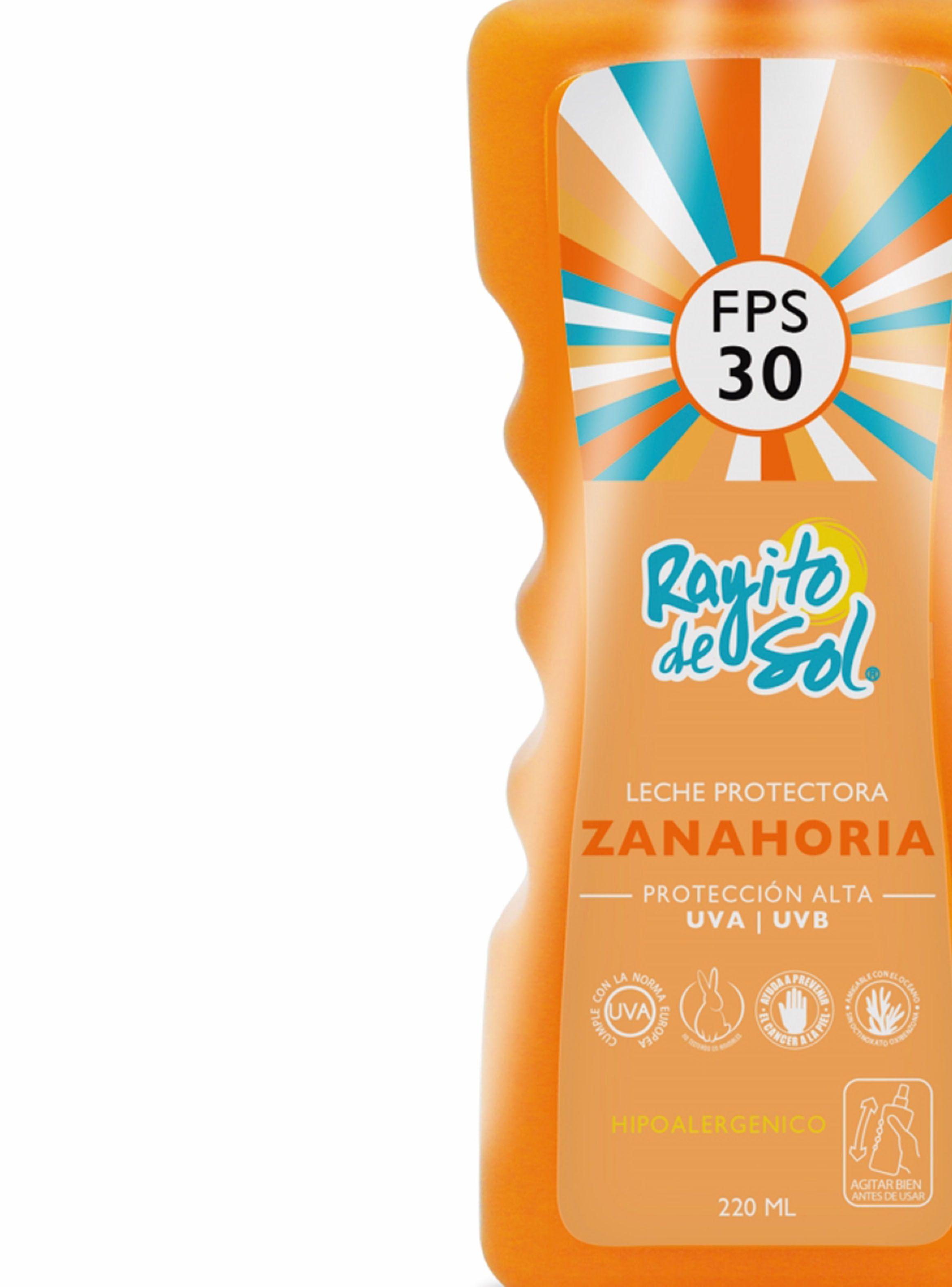 Leche Rayito de Sol Protectora Zanahoria FPS-30 220 g-1