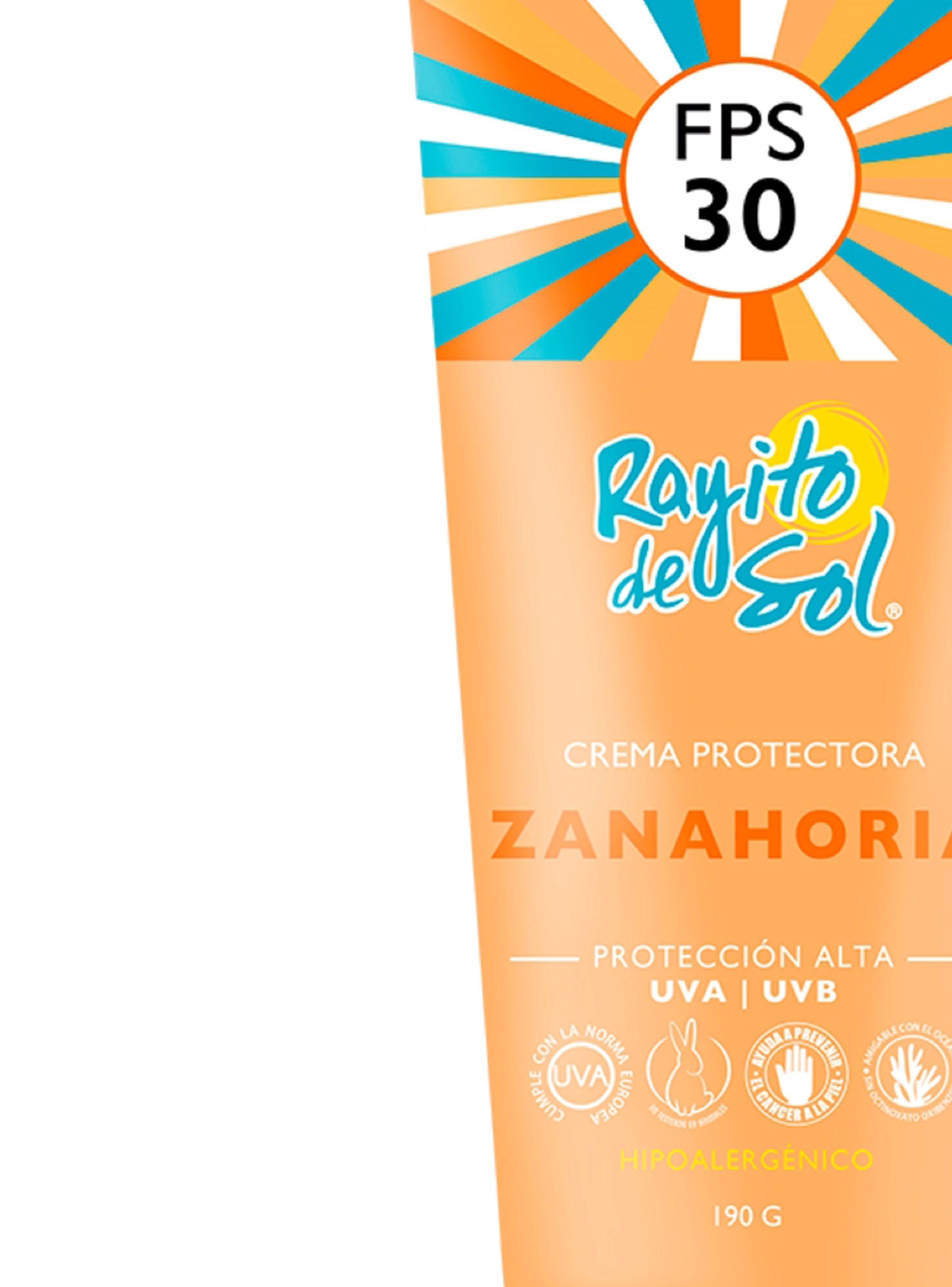 Crema Rayito de Sol Protectora Zanahoria FPS-30 190 g-1