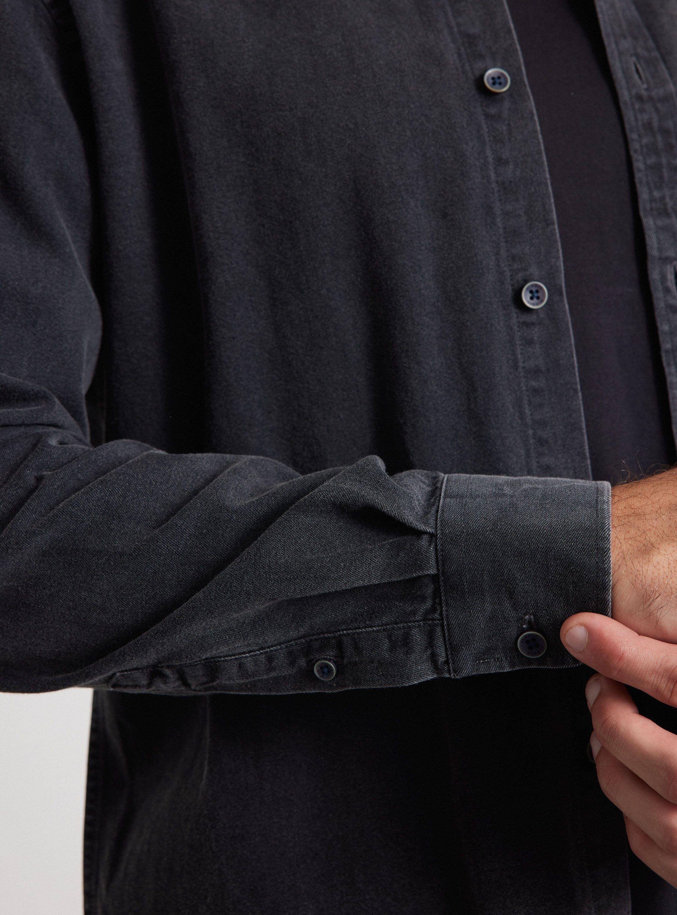 Camisa de Vestir Denim-3