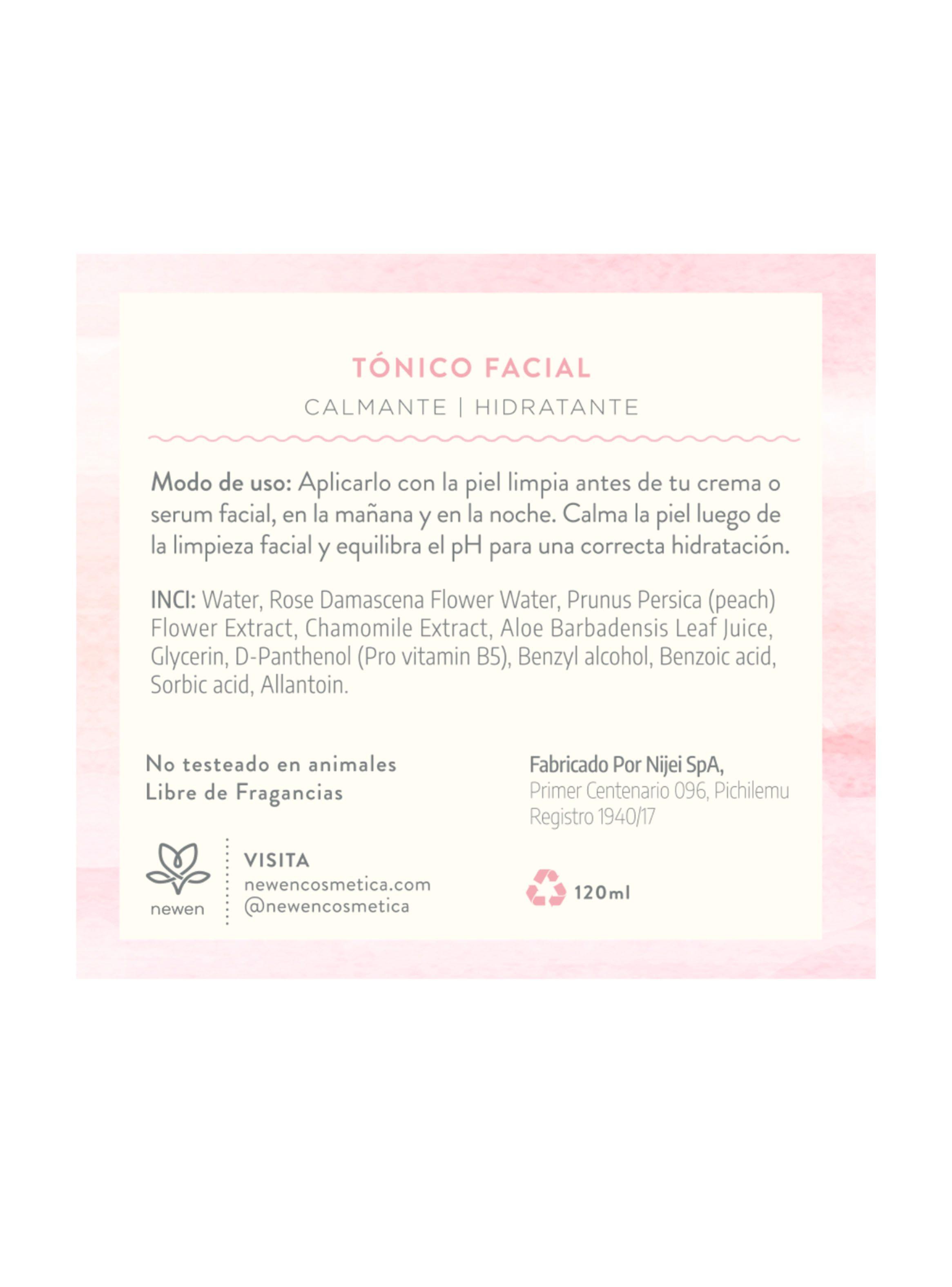 Tónico Facial Calmante Hidratante 120 ml-1