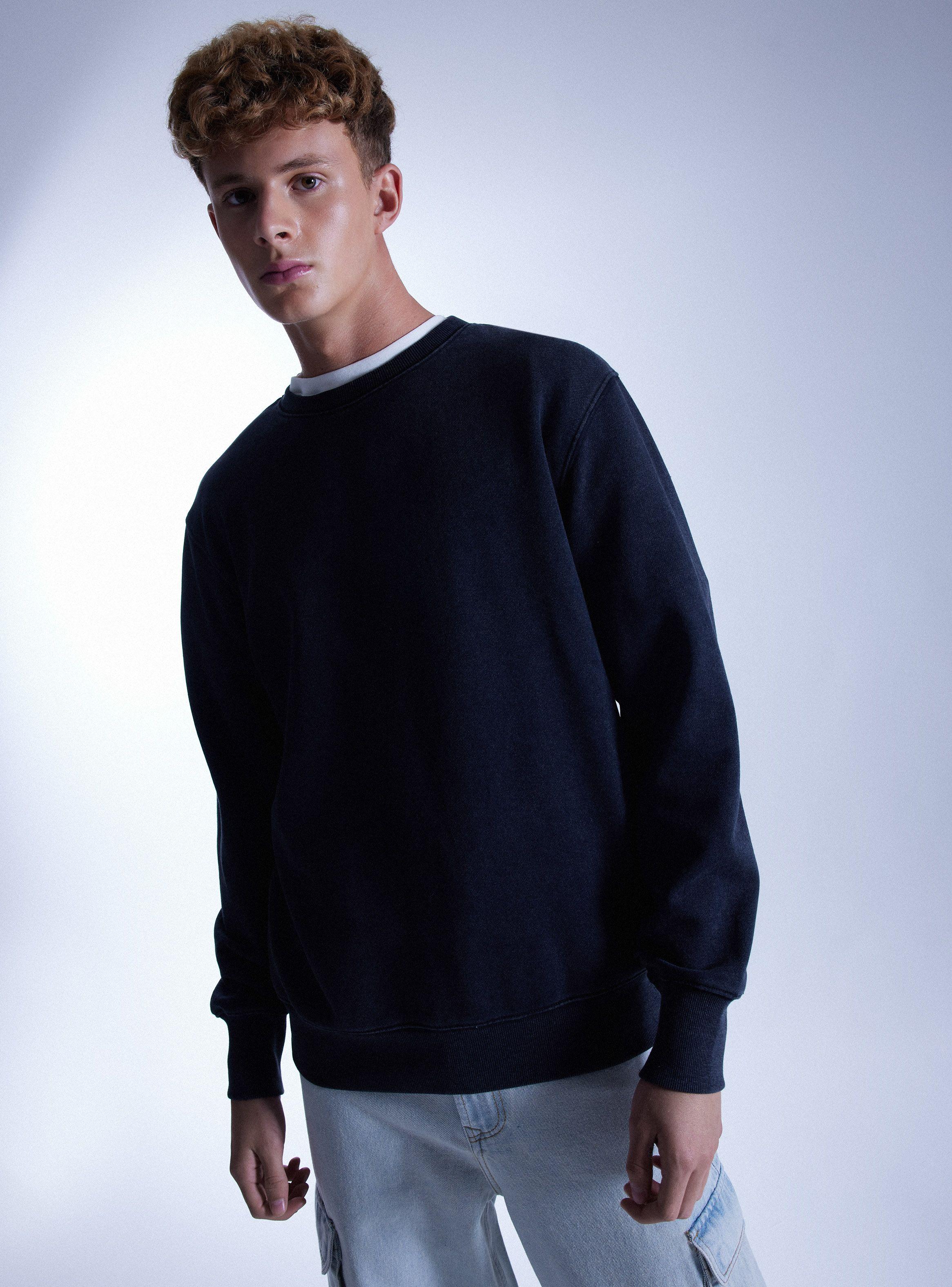 Polerón Estilo Crew Neck-0