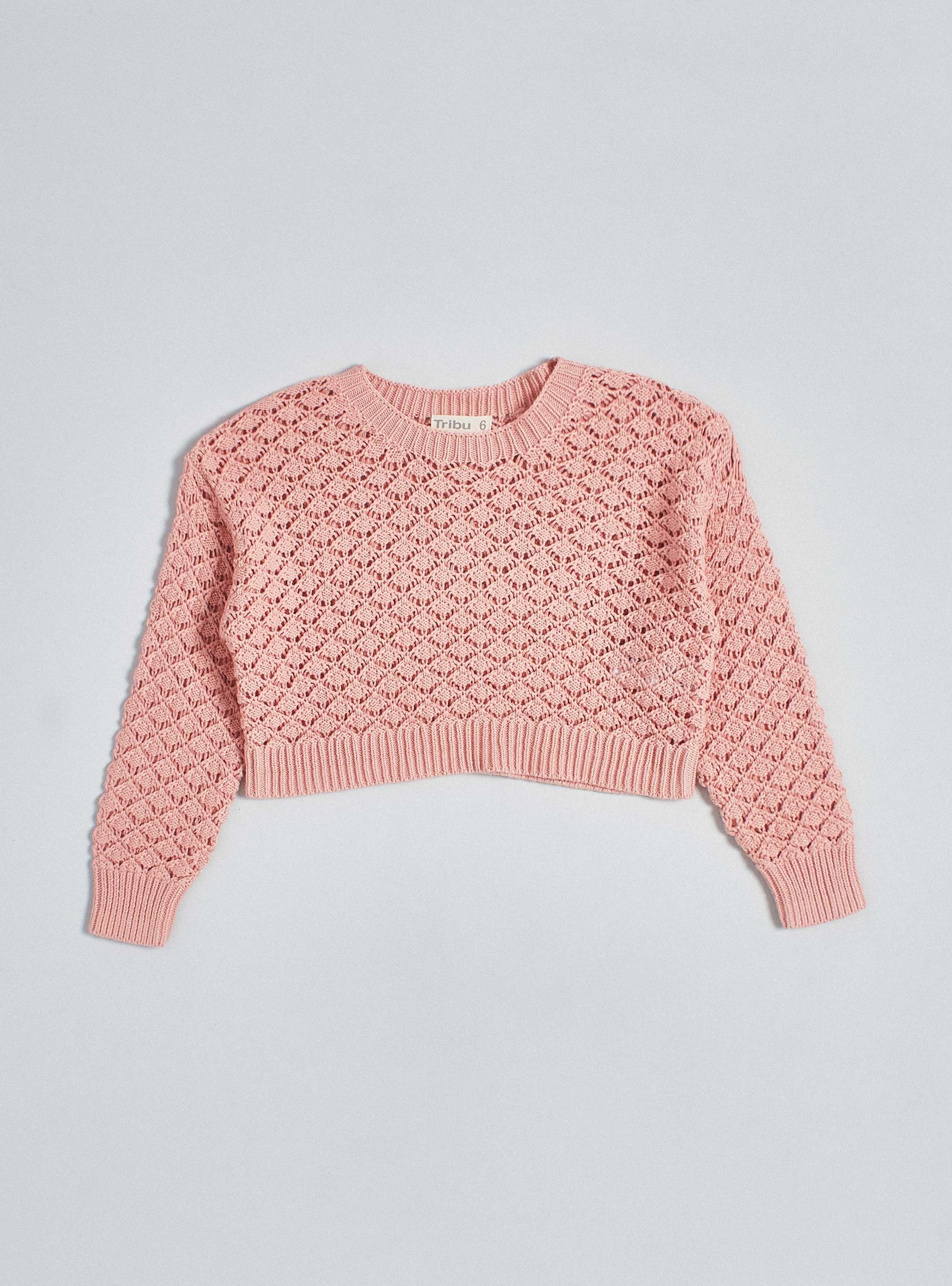 Sweater Tejido Modelo Calado-2