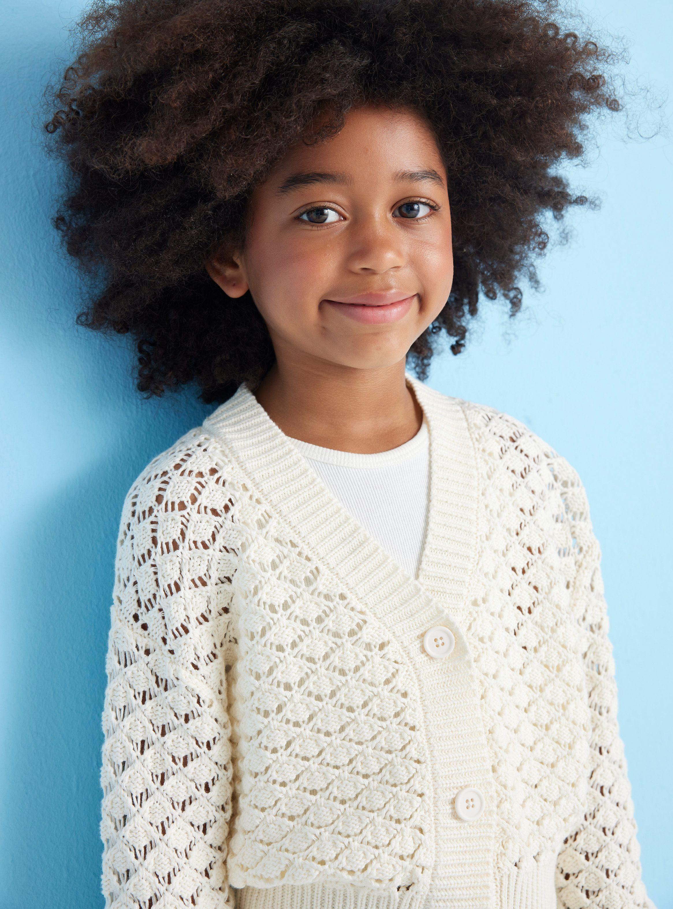 Chaleco Tejido Calado Abotonado-1