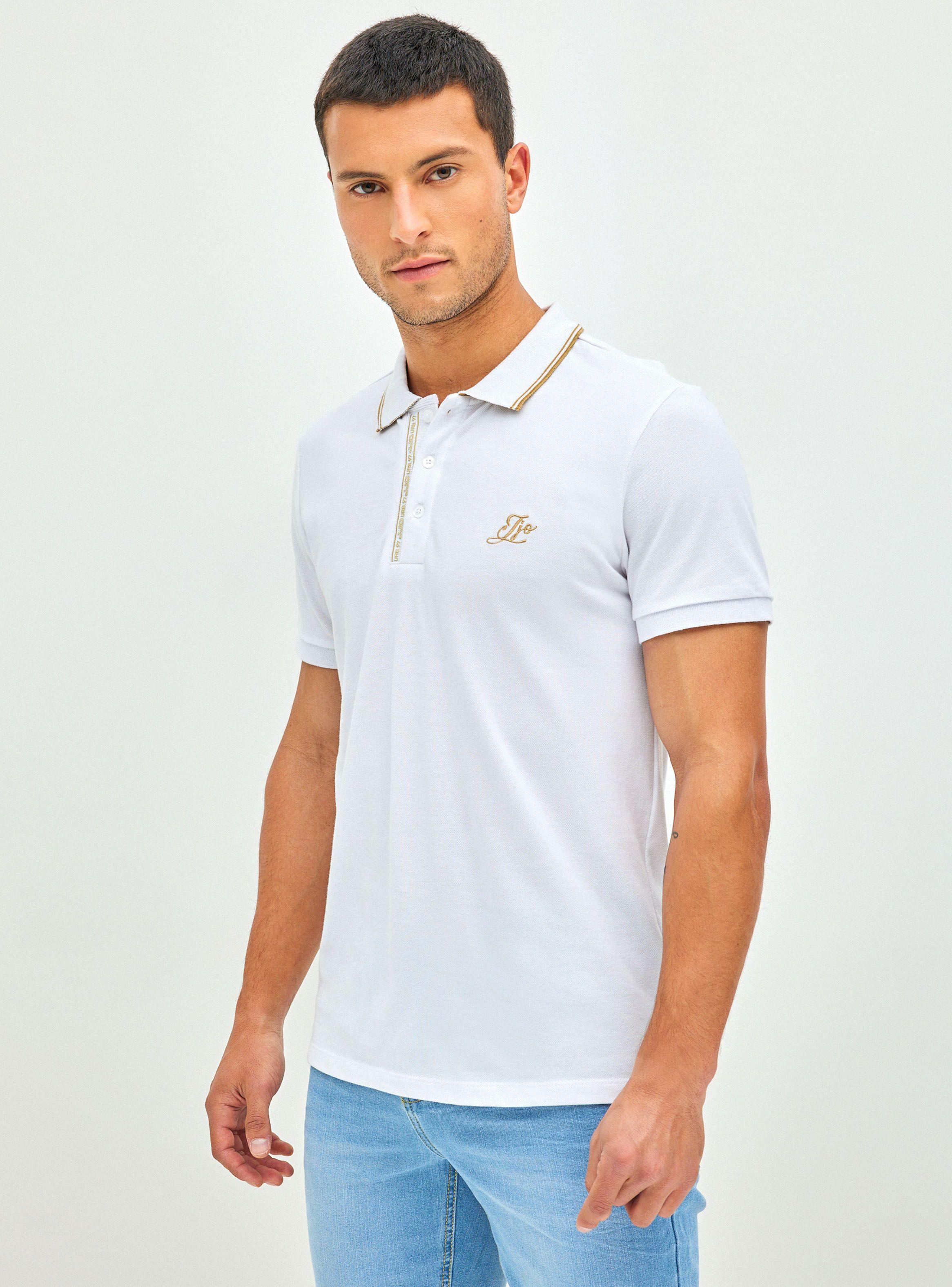 Polera Bordado Dorado-0