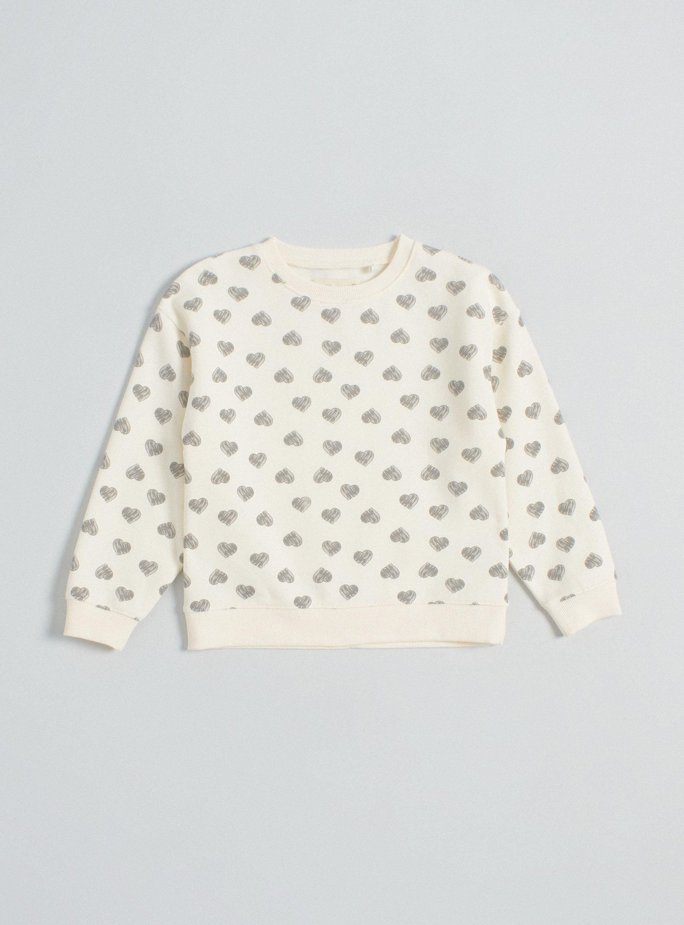 Polerón Estampado Corazones-0