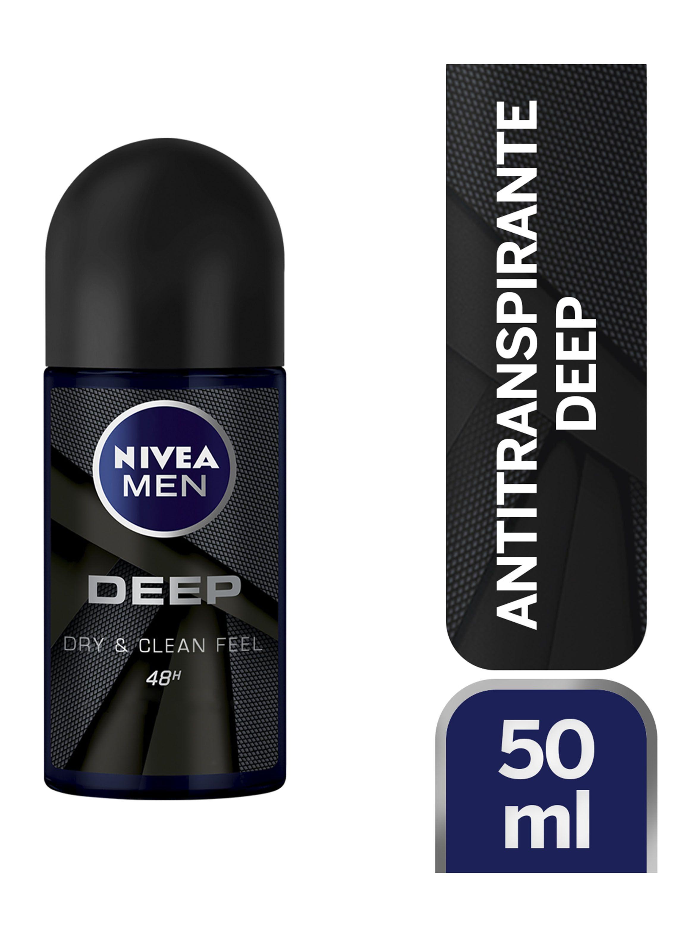 Desodorante Nivea Hombre Deep Black Wood Roll On 50 ml-1