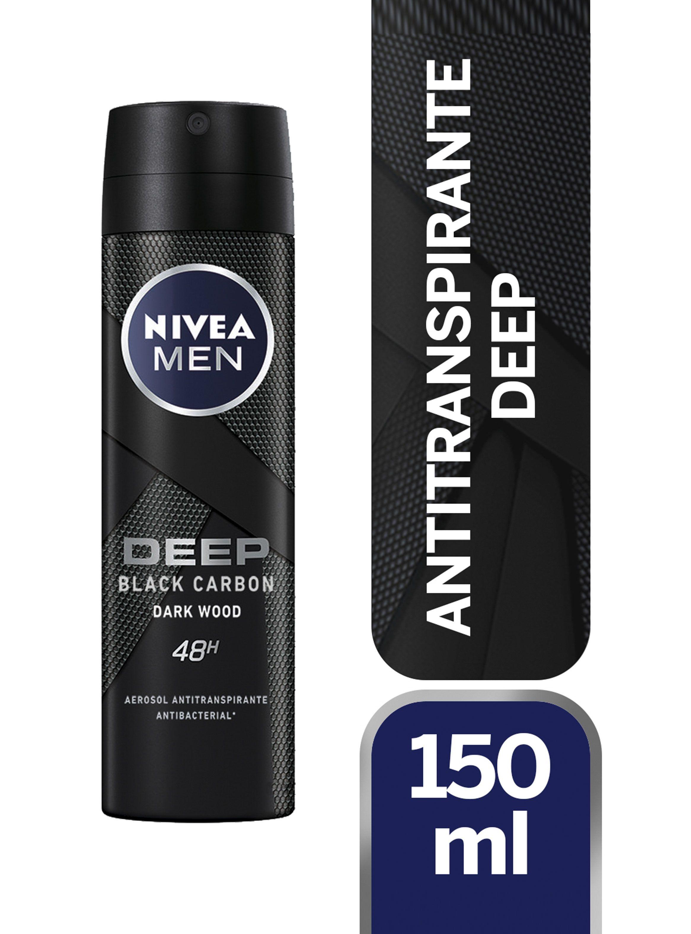 Desodorante Nivea Hombre Deep Black Wood Spray 150 ml-1