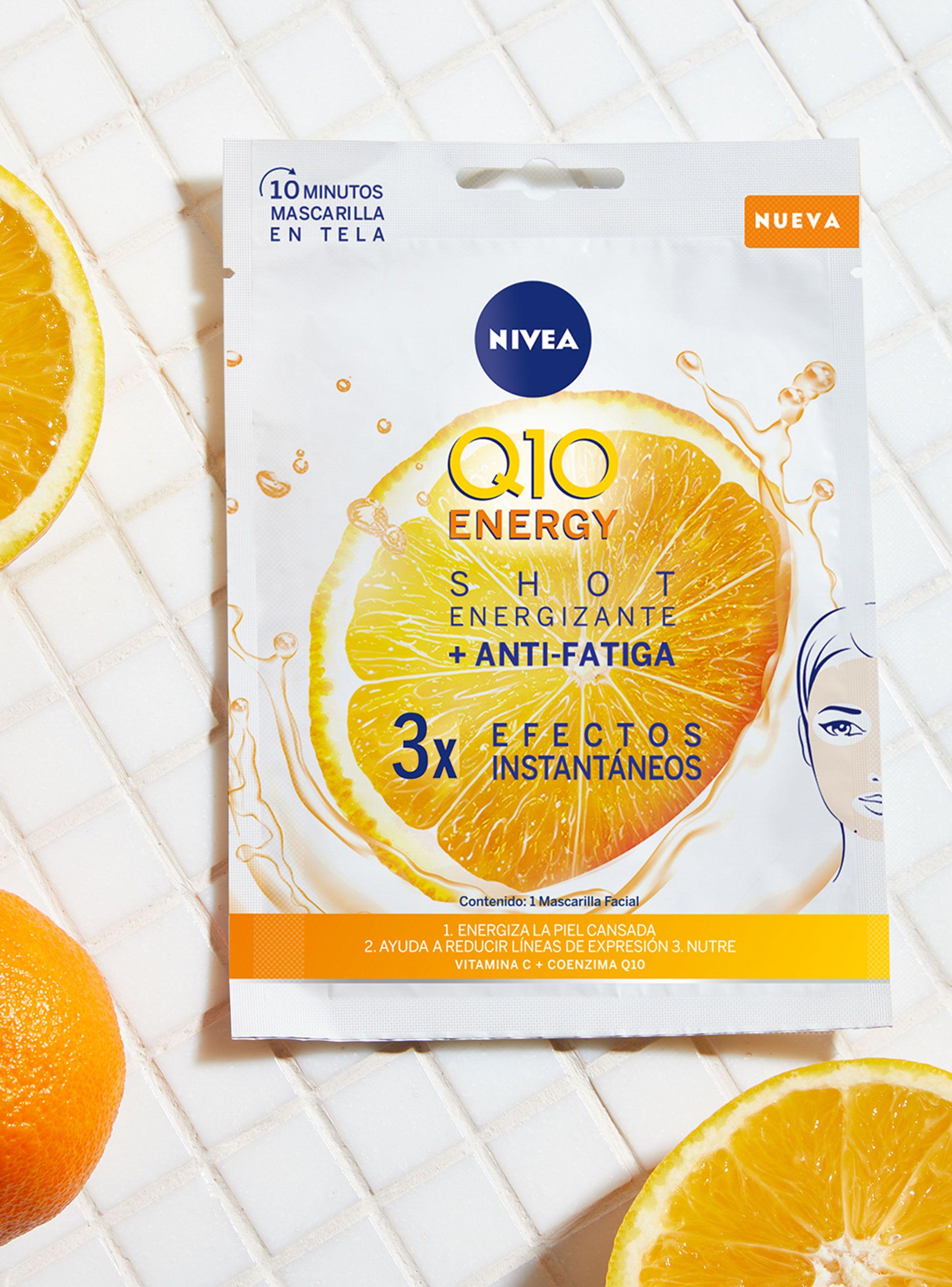 Mascarilla Nivea en Tela Q10 Energy-1