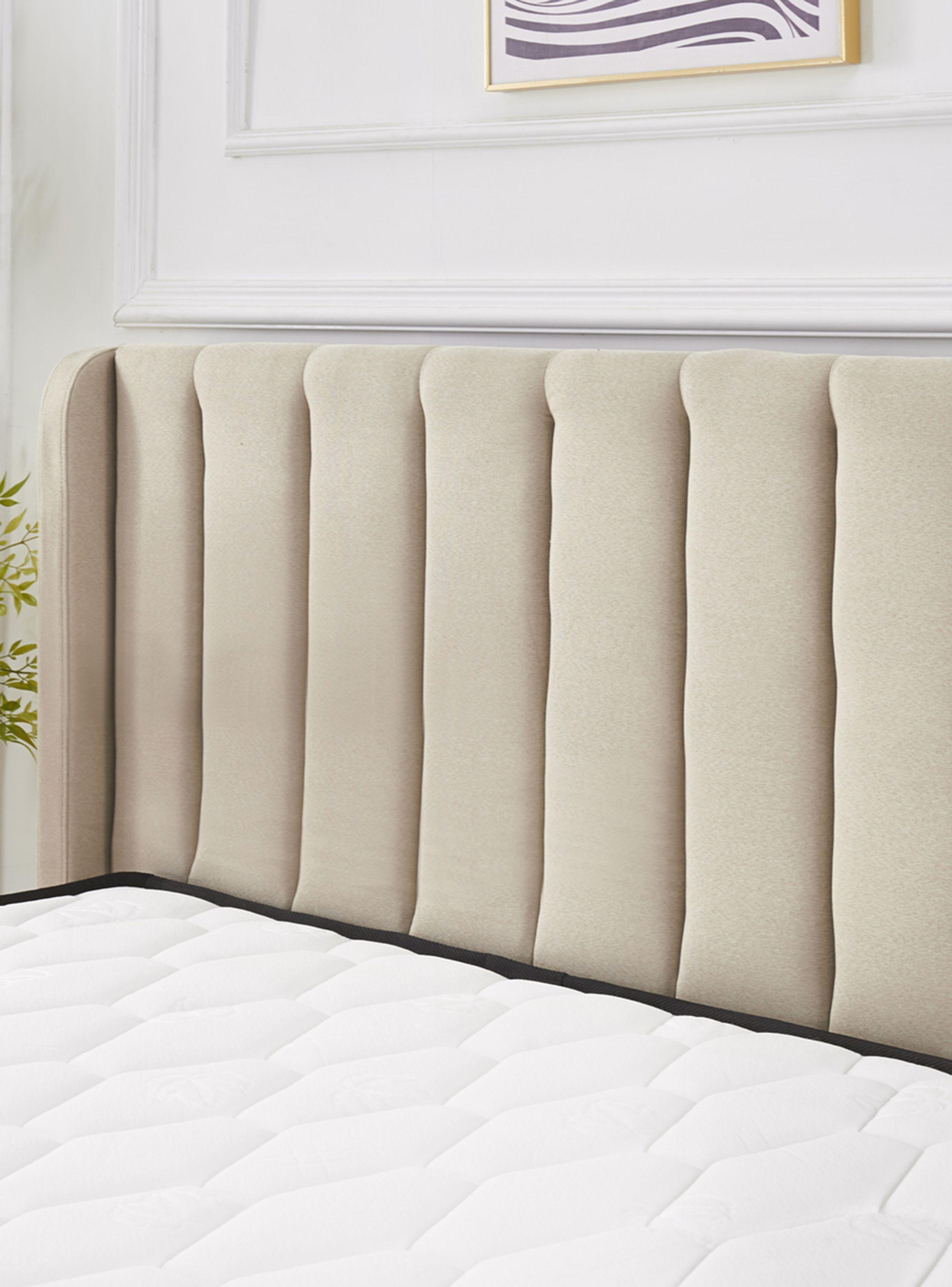 Base 2 Plazas Zafiro + Respaldo Beige-1