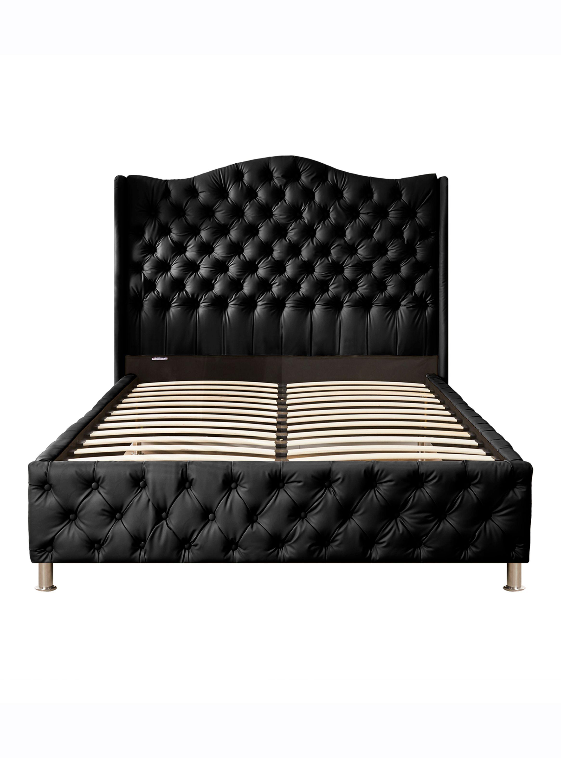 Base Topacio 2 Plazas x 190 cm + Respaldo Negro-0