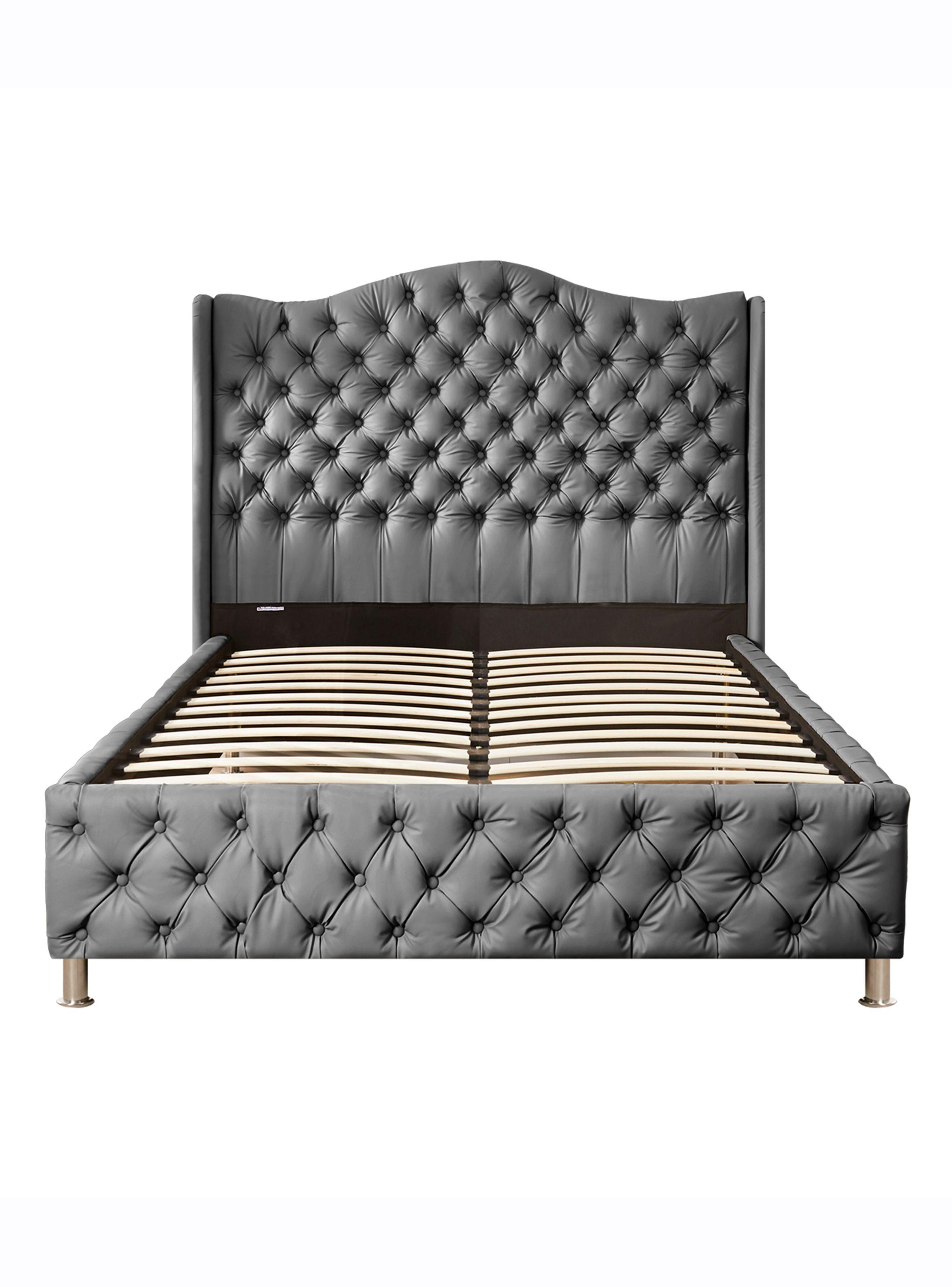 Base Topacio King PU + Respaldo Gris-0