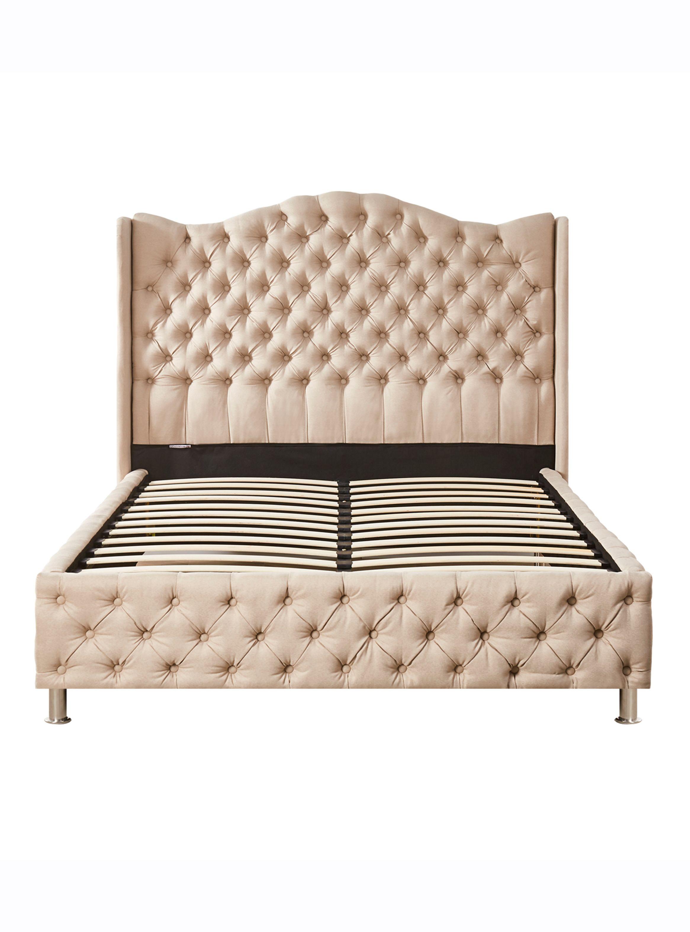 Base Topacio King Lino + Respaldo Beige-0