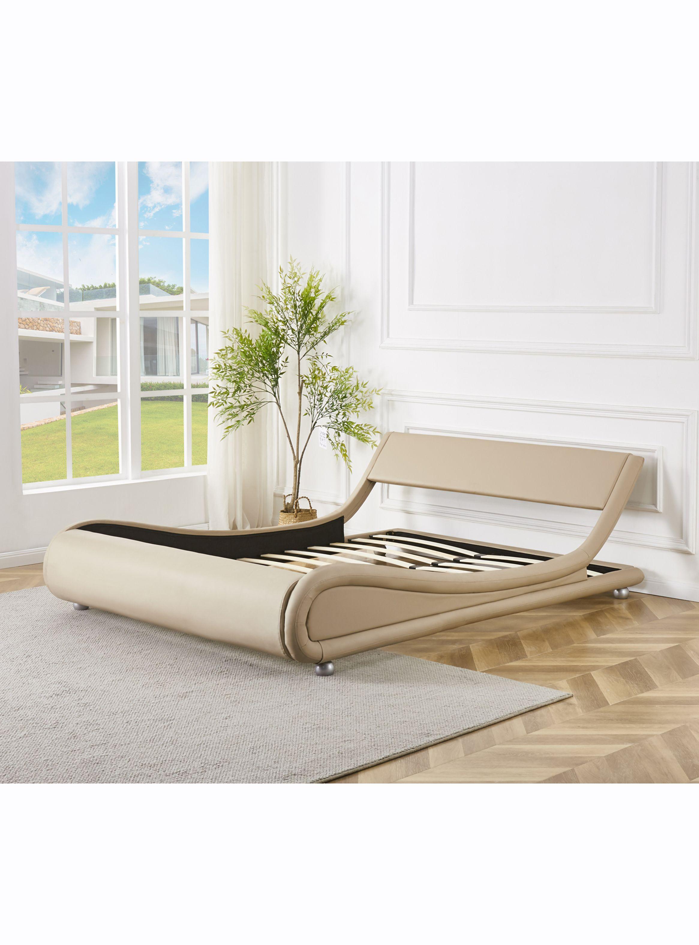 Base Oscar 2 Plazas Respaldo Beige-1