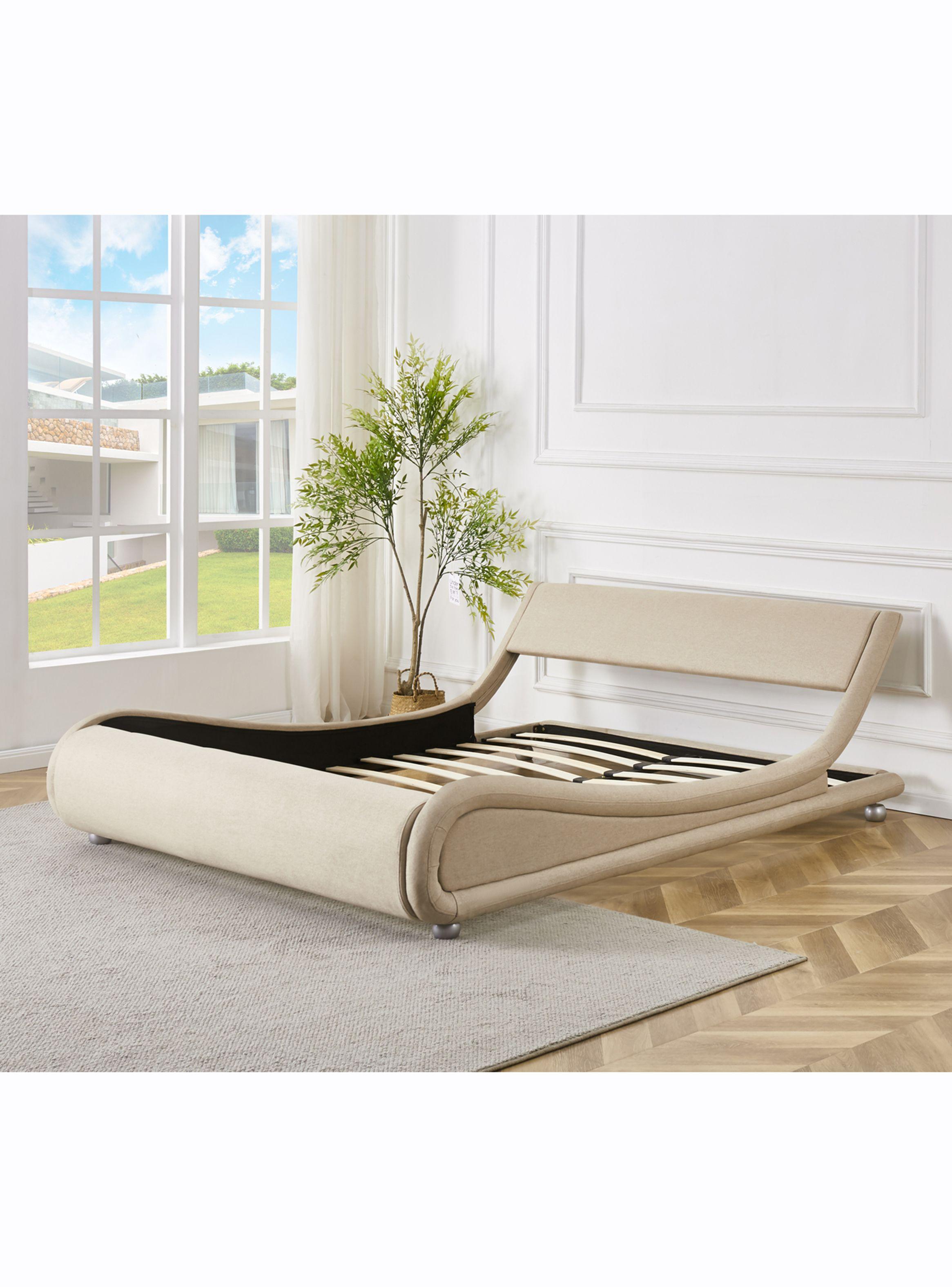 Base Oscar 2 Plazas + Respaldo Beige-1