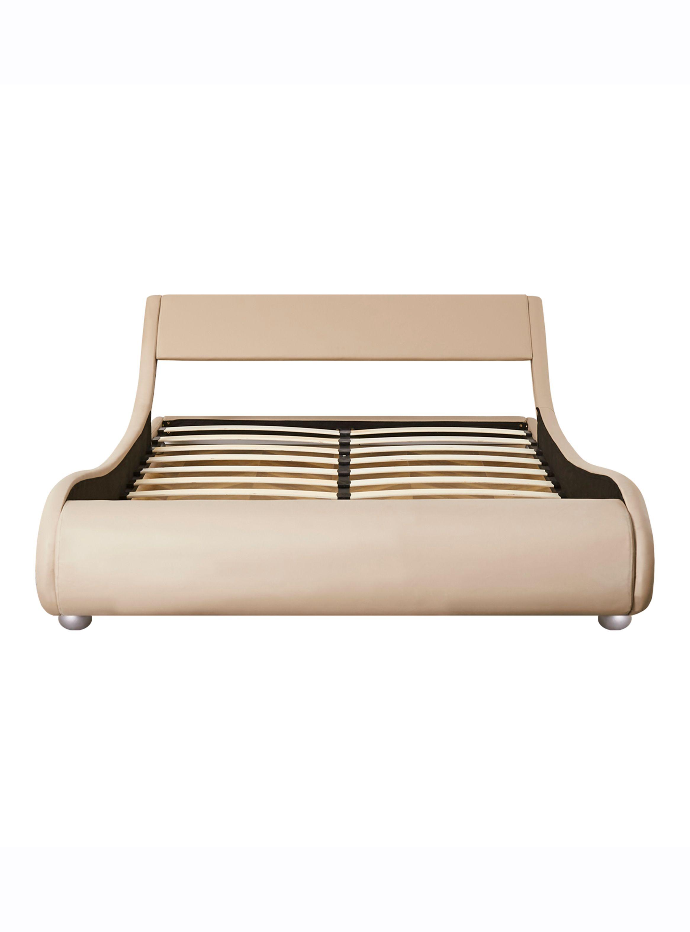 Base Oscar 2 Plazas PU + Respaldo Beige-0