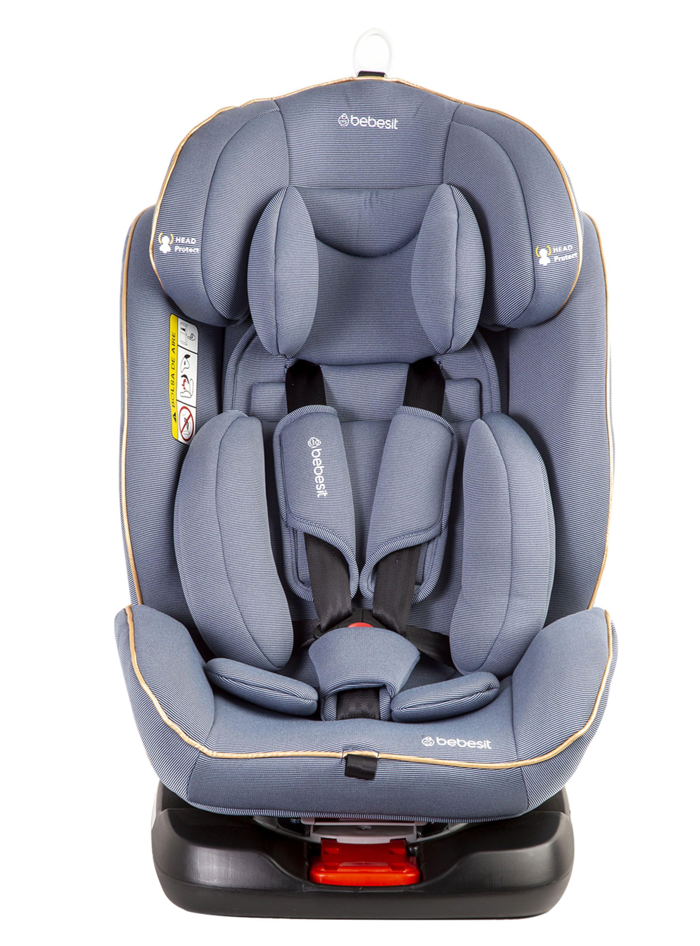 Silla de Auto Convertible Supra 360° Azúl Claro Bebesit-2