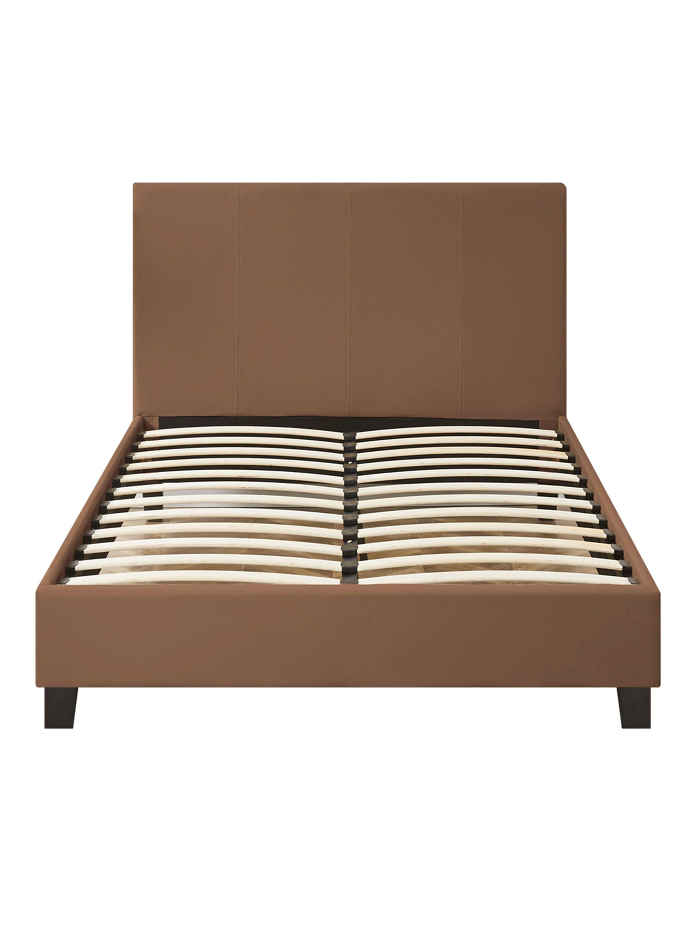 Base Clasica 1 Plaza x 190 cm + Respaldo Café-0