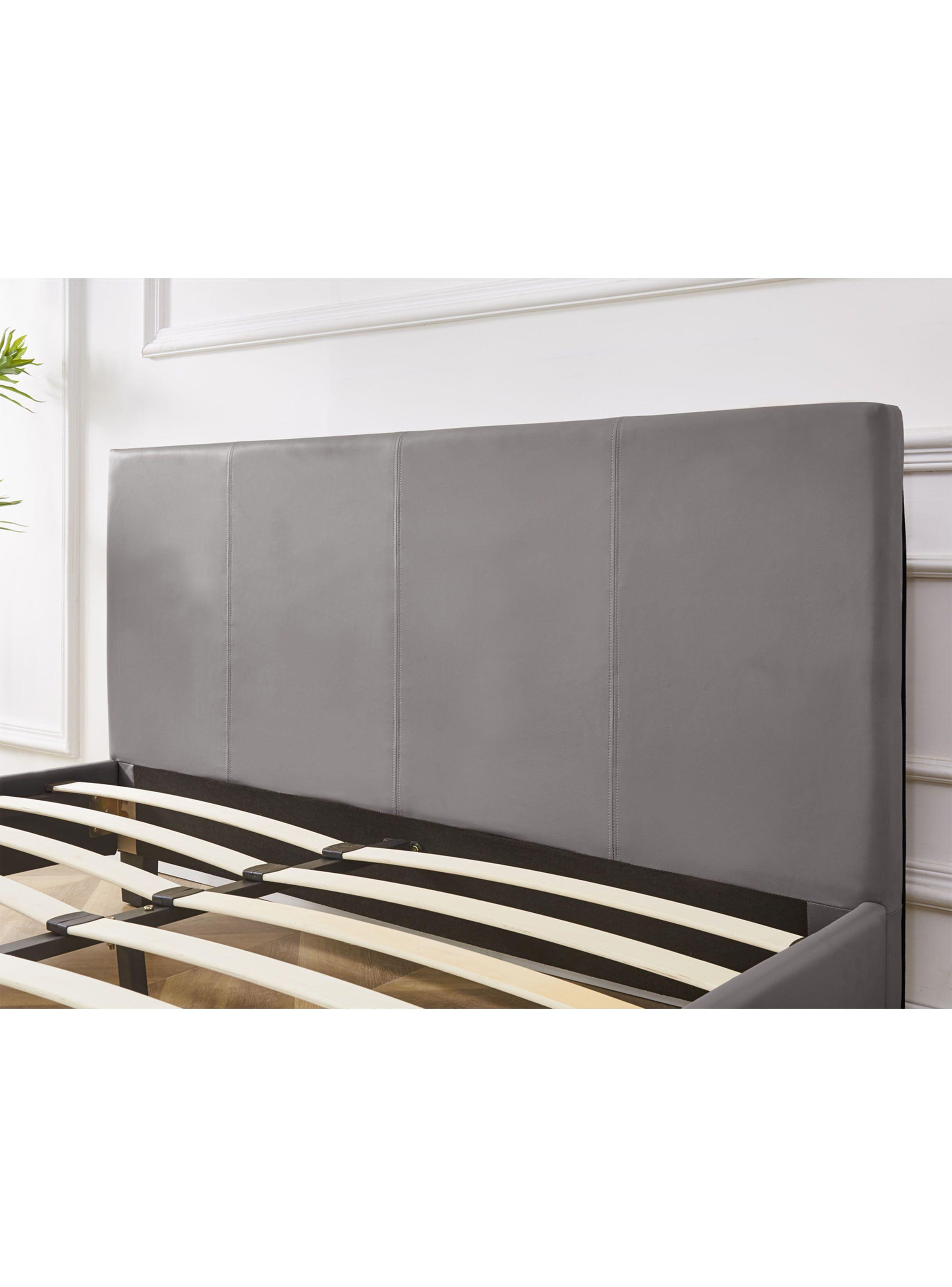 Base 2 Plazas Clasica + Respaldo Gris-1