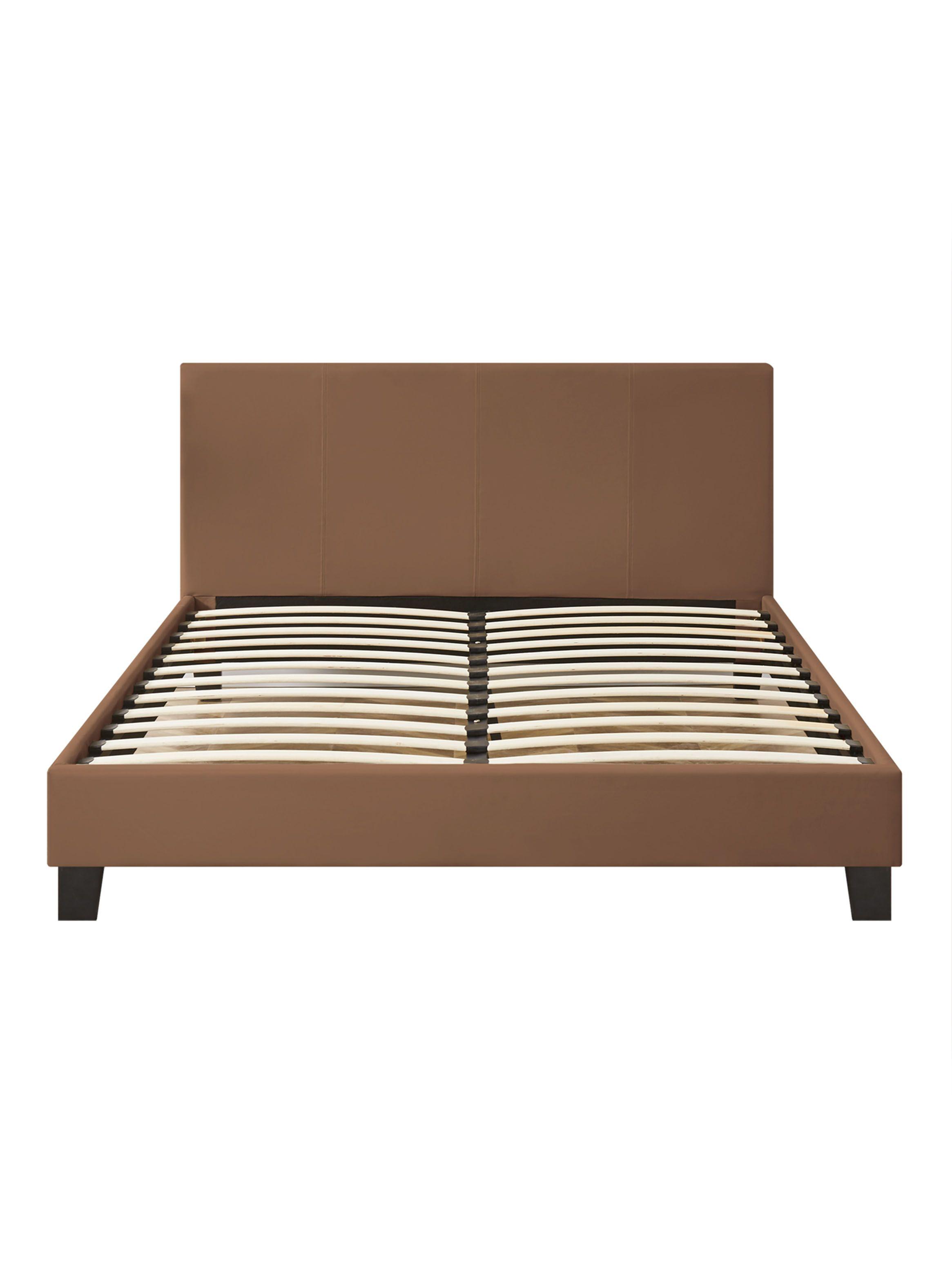 Base Clasica 2 Plazas + Respaldo Café-0