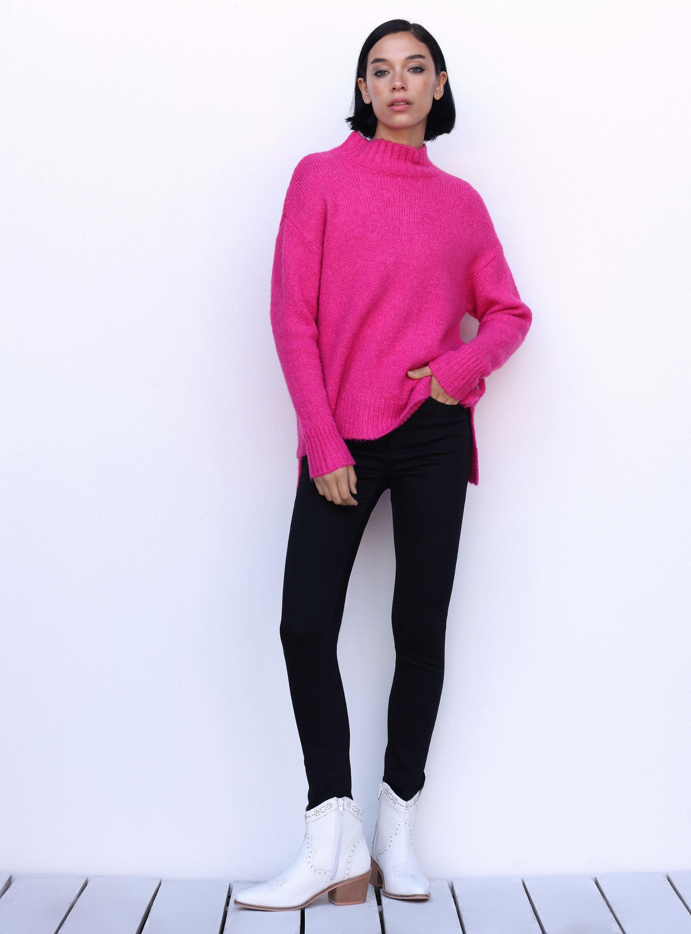 Jeans Skinny Fit Denim Tiro Alto Clásico-3