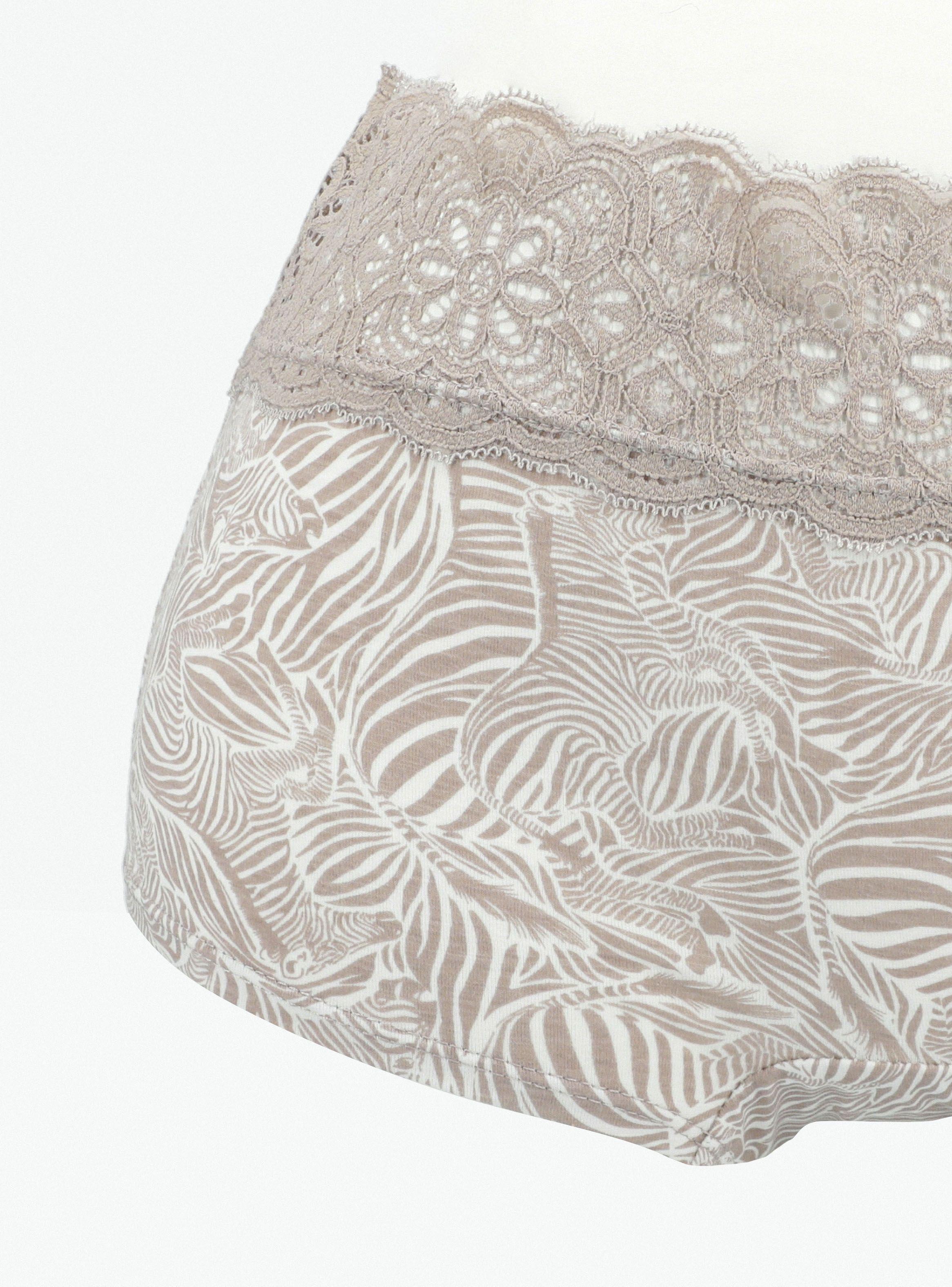 Pantaleta Algodón Encaje Tiro Medio-2