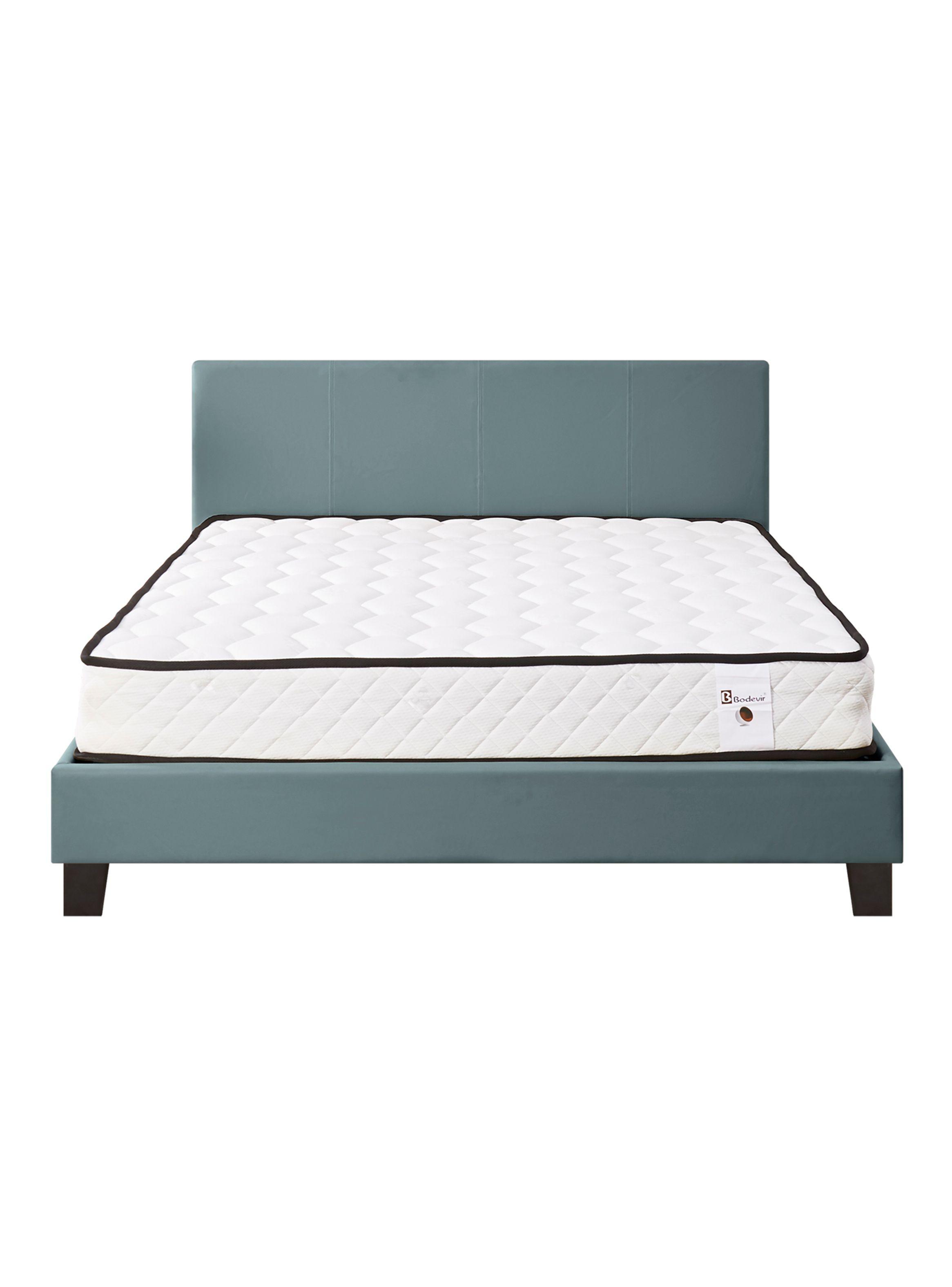 Cama Americana Clasica 2 Plazas + Respaldo Verde-0