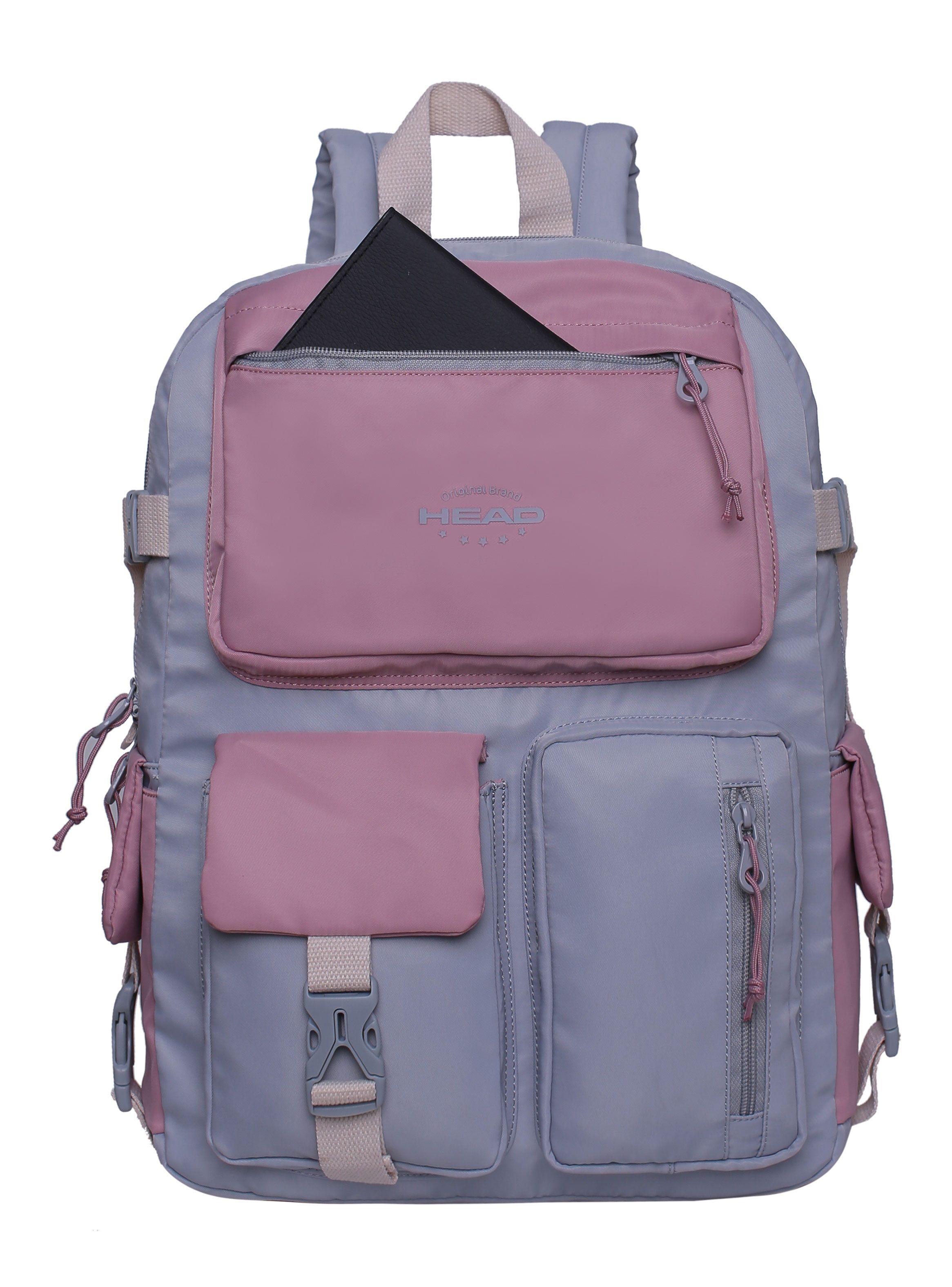 Mochila Juvenil Escalede Color Block Gris-0