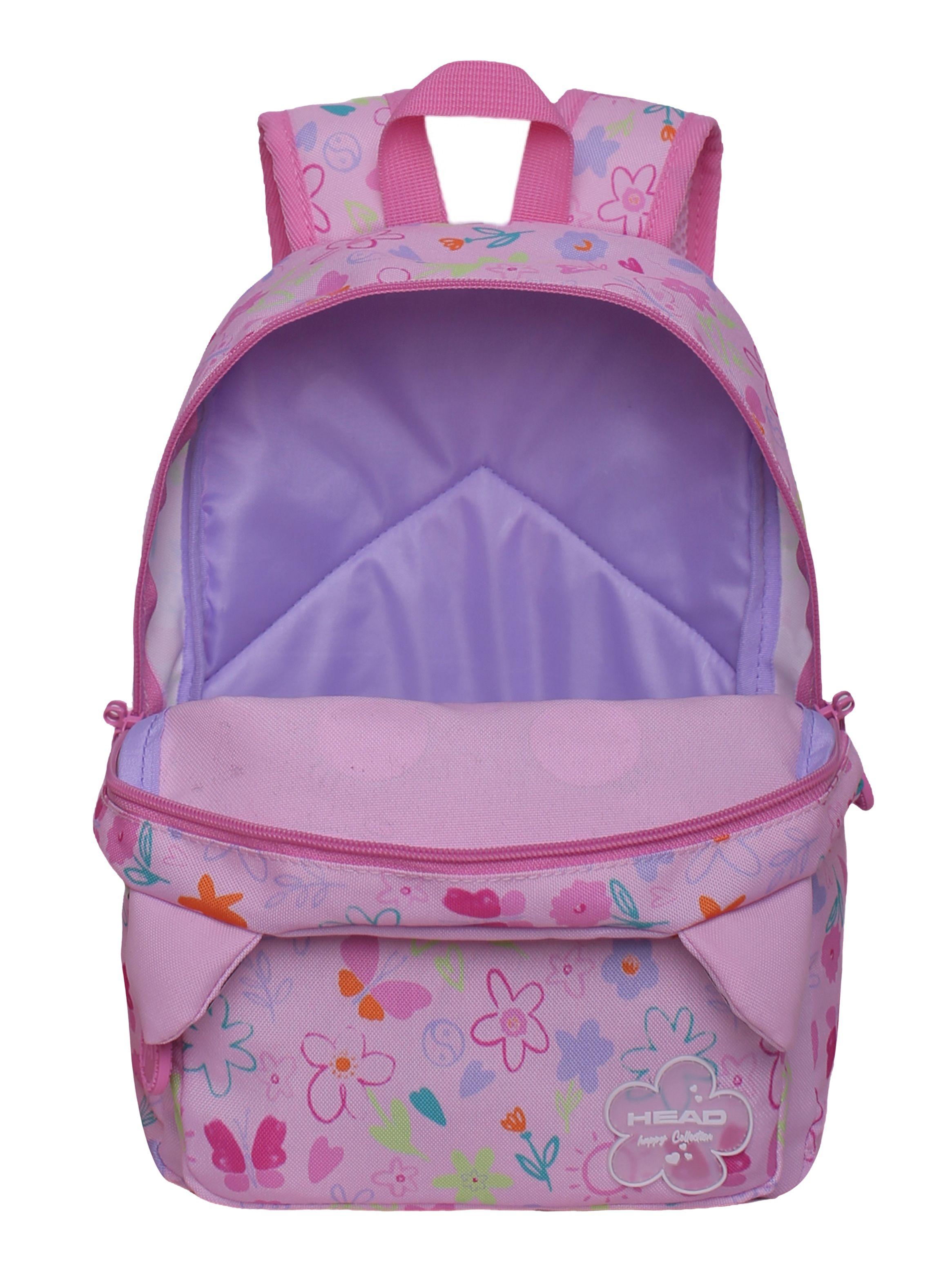 Mochila Infantil Pop Gatito Flowers Rosado-2