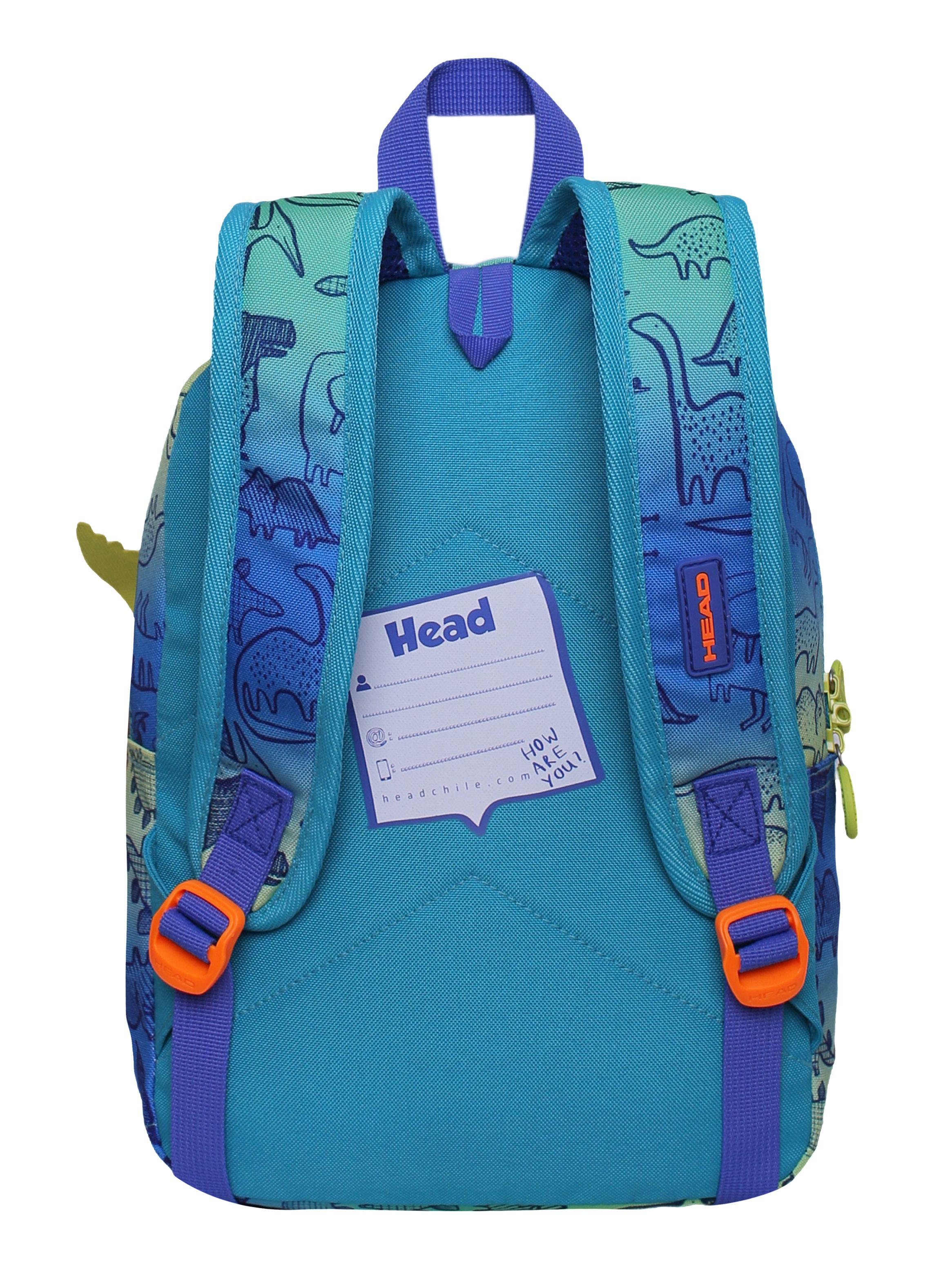 Mochila Infantil Pop Dino Faded Azul-1