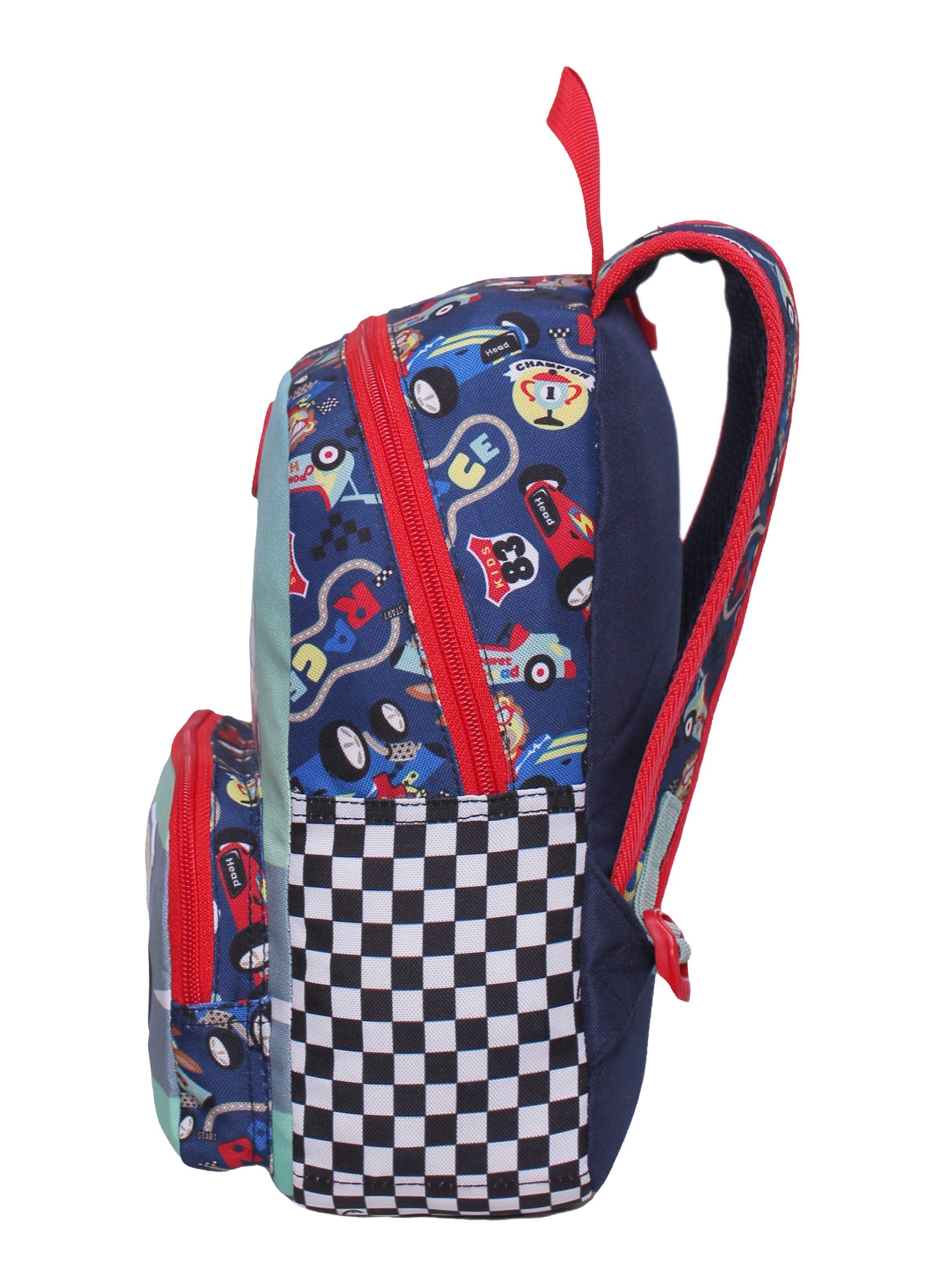 Mochila Infantil Pop Cars Azul-3