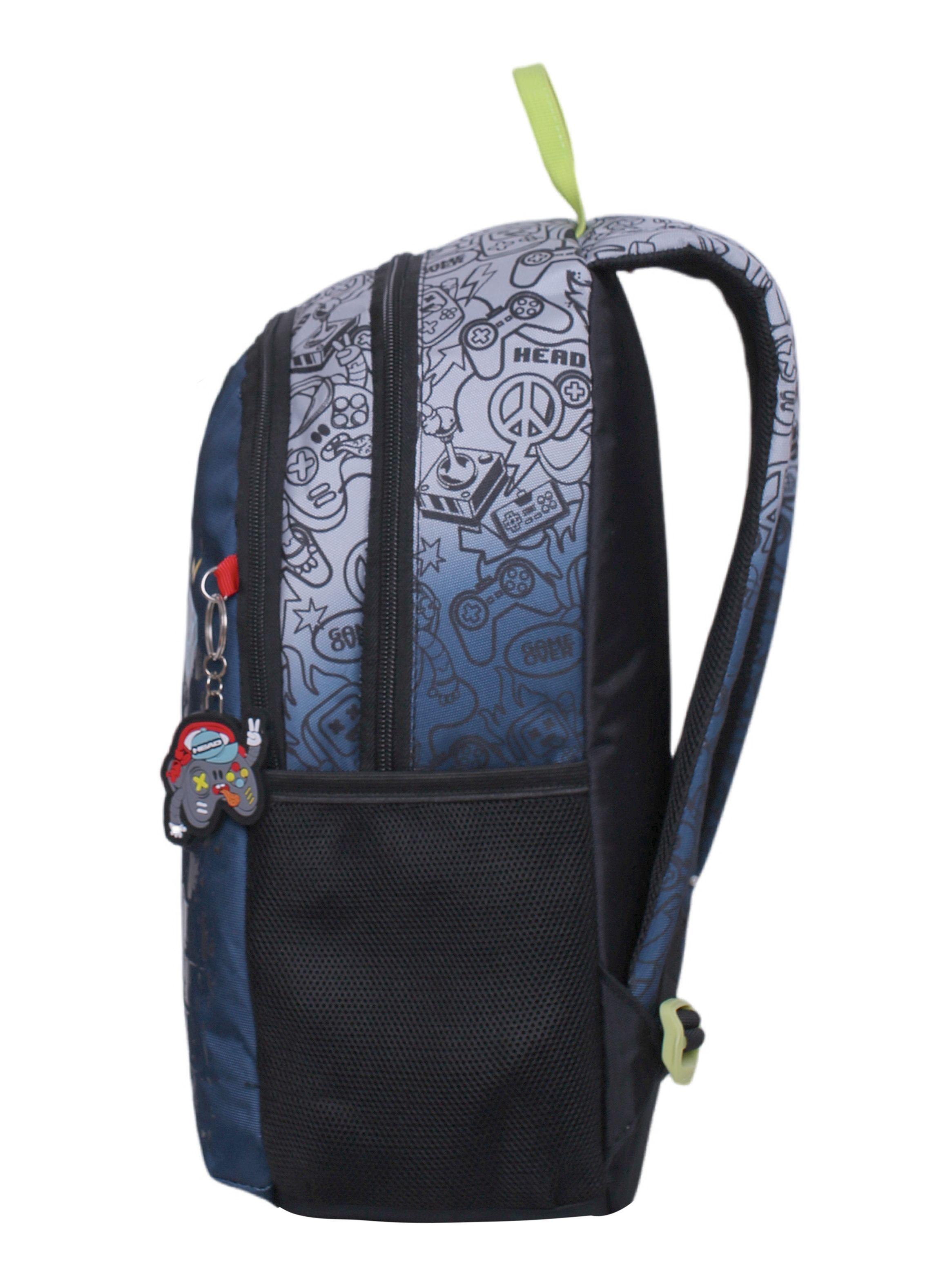 Mochila Infantil Biónica Faded Gamer Azul-4