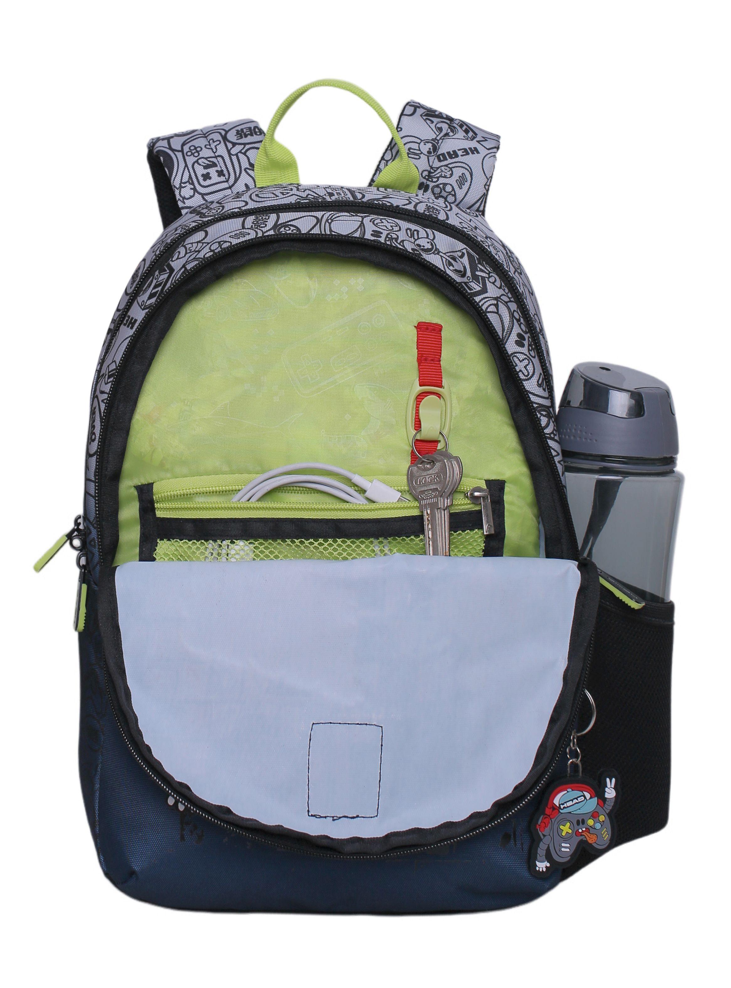 Mochila Infantil Biónica Faded Gamer Azul-2