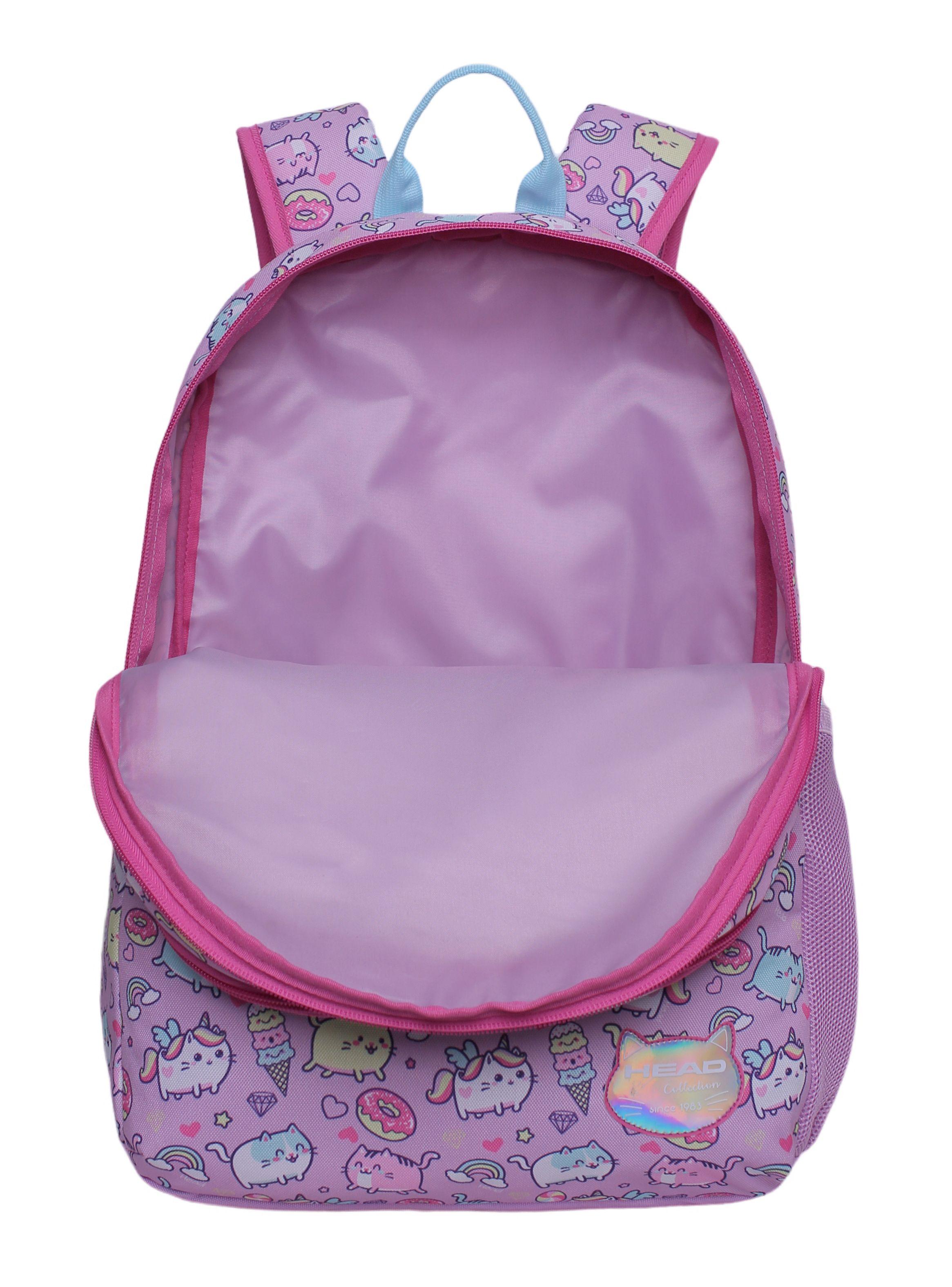 Mochila Infantil Sunny Kawai Cat Lila-2