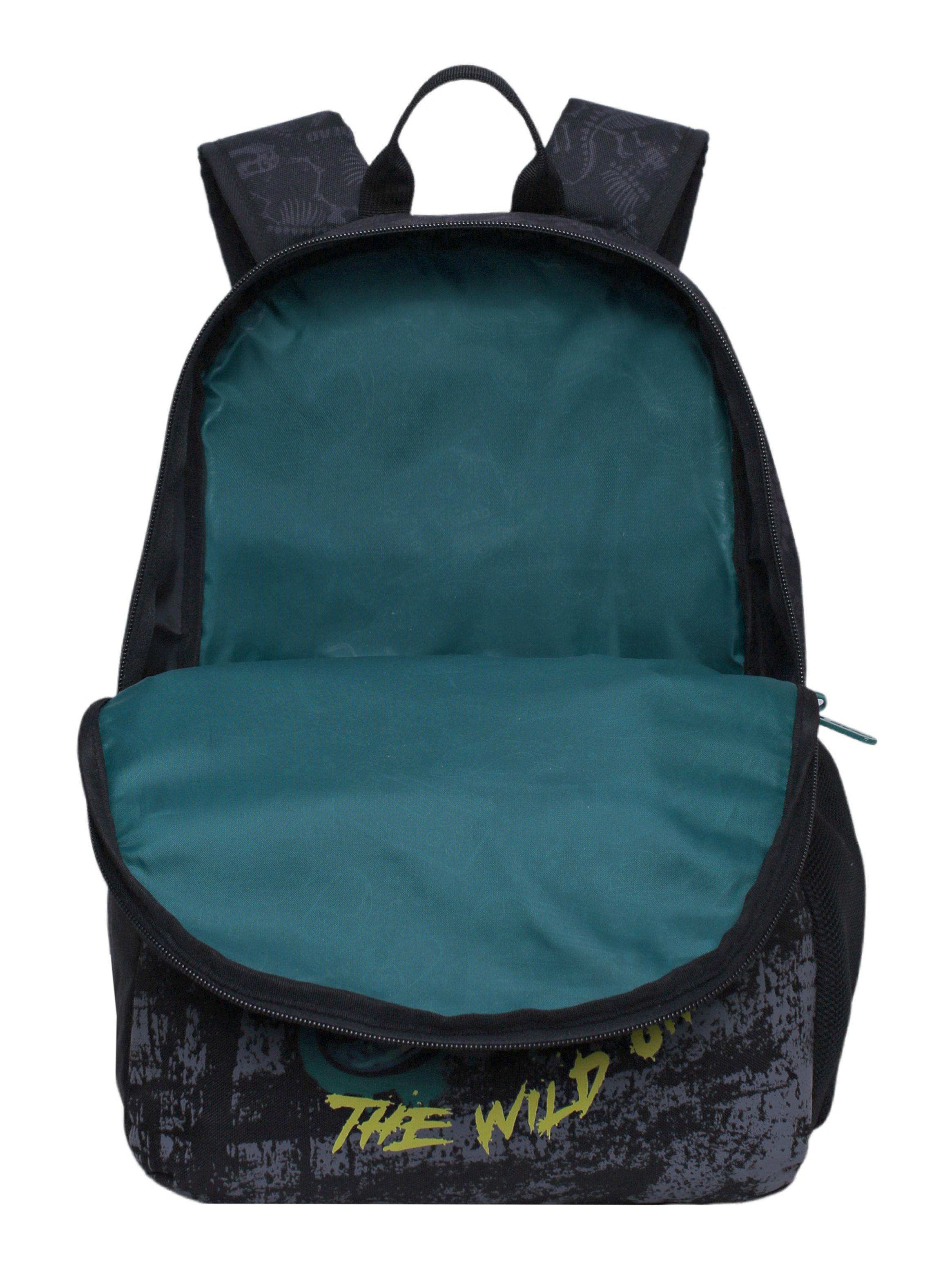 Mochila Infantil Sunny Dino 3D Negro-3