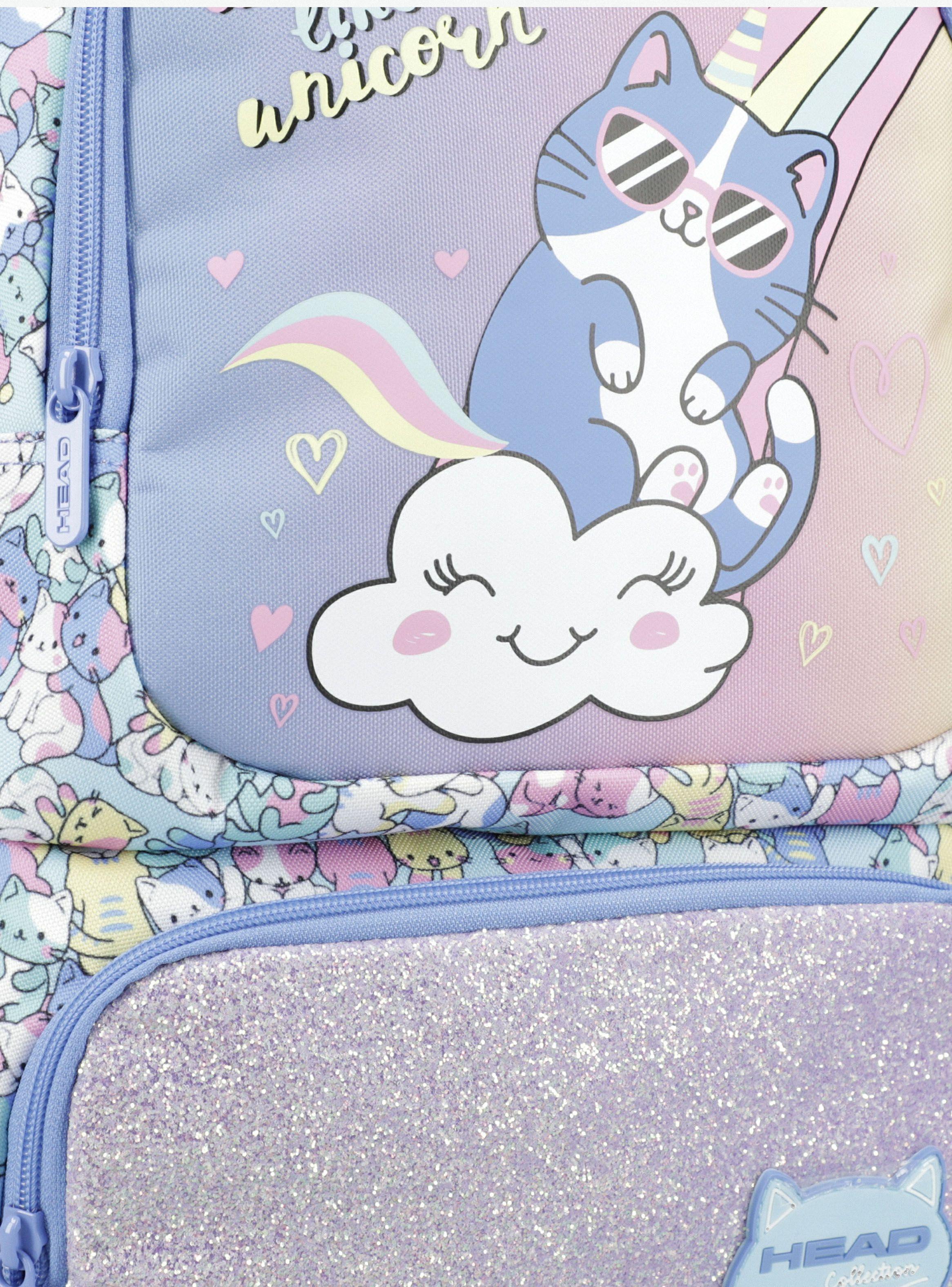 Mochila Infantil Dance Cutie Cat Lavanda-4