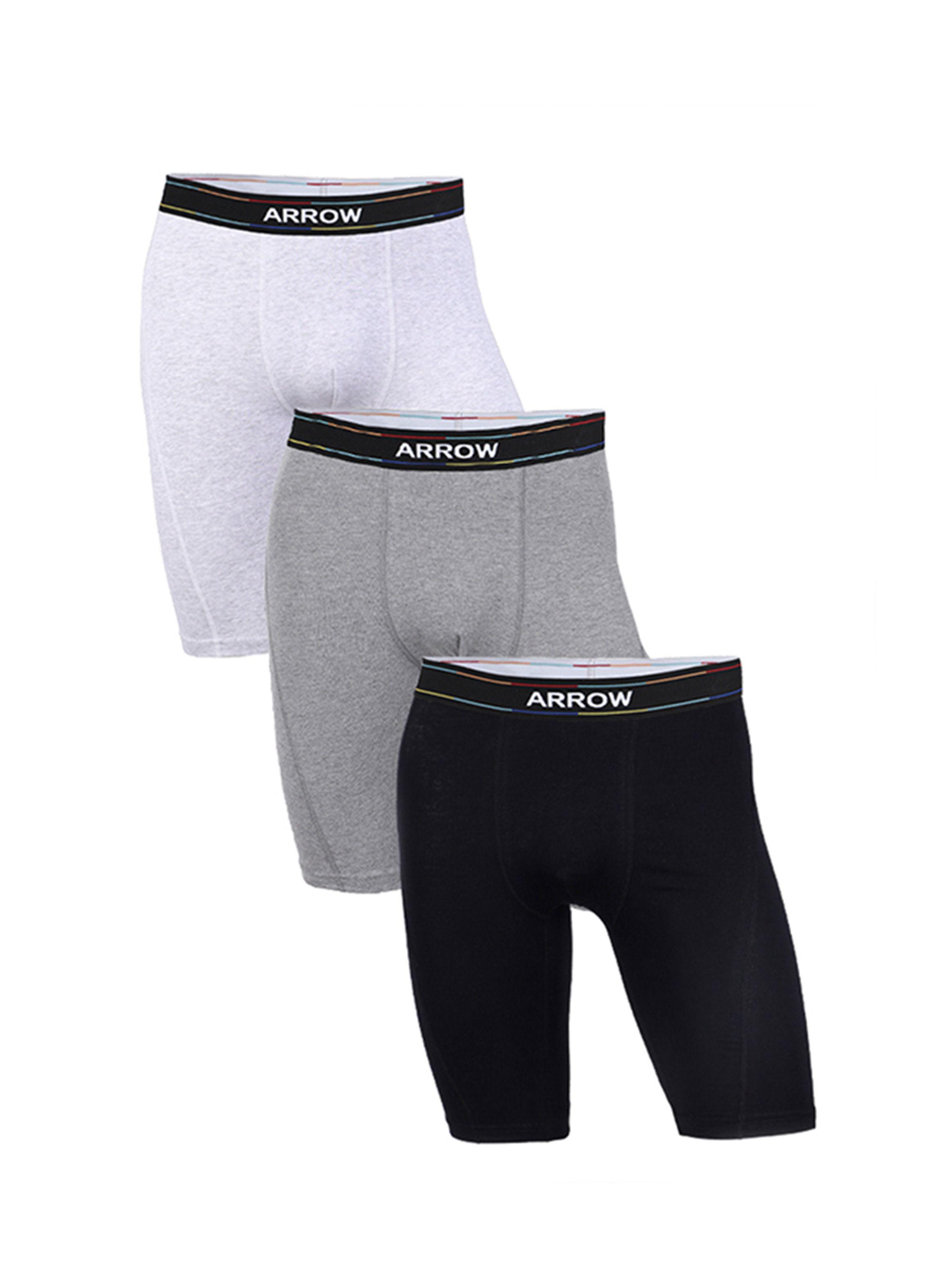 Boxer Tripack Diseño Liso Print Arrow-0