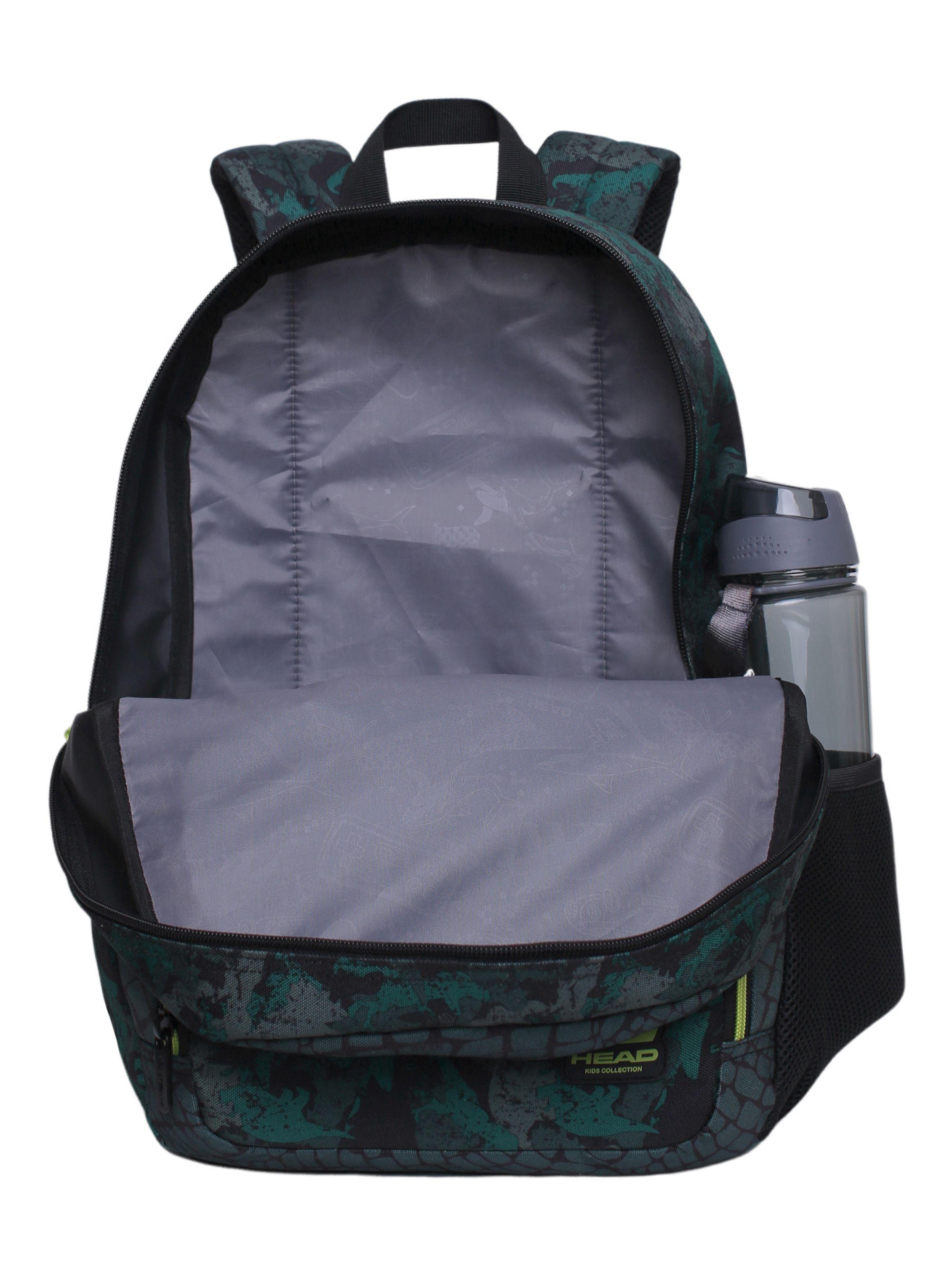 Mochila Infantil Dance T-Rex Velvet Verde-2
