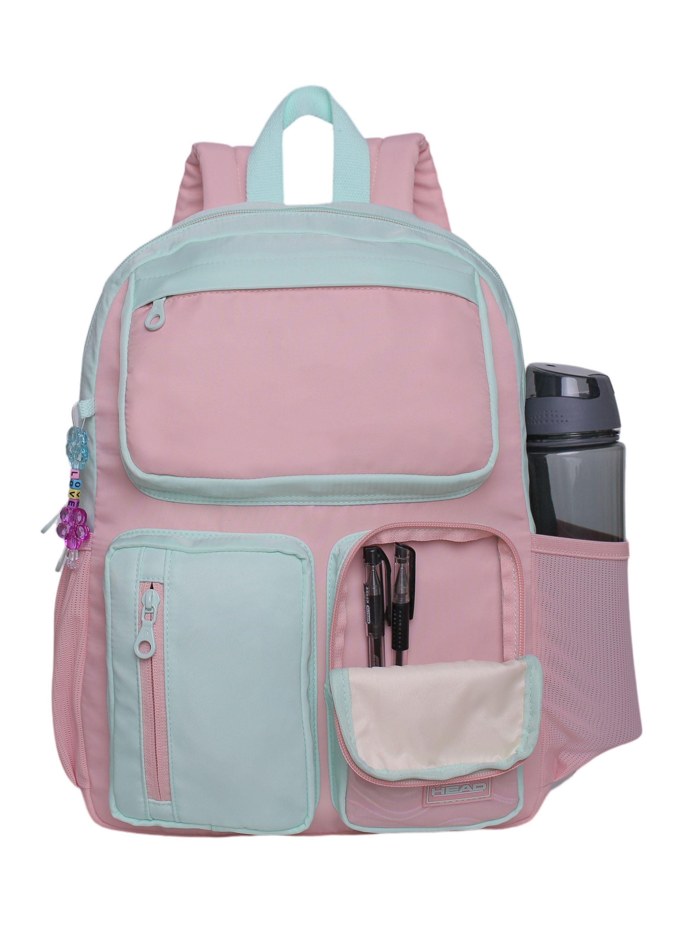 Mochila Infantil Funny Color Block Menta-2