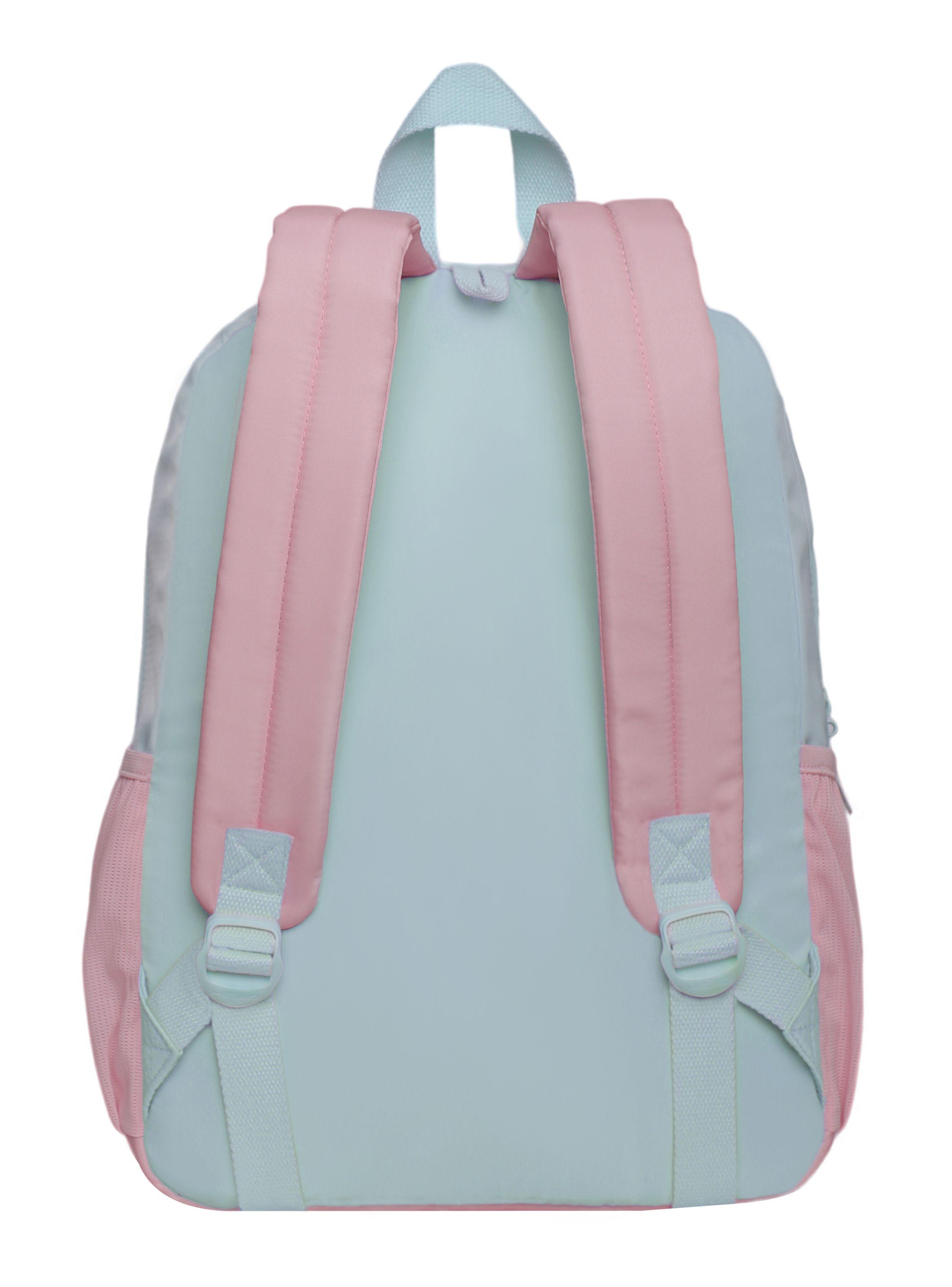 Mochila Infantil Funny Color Block Menta-1