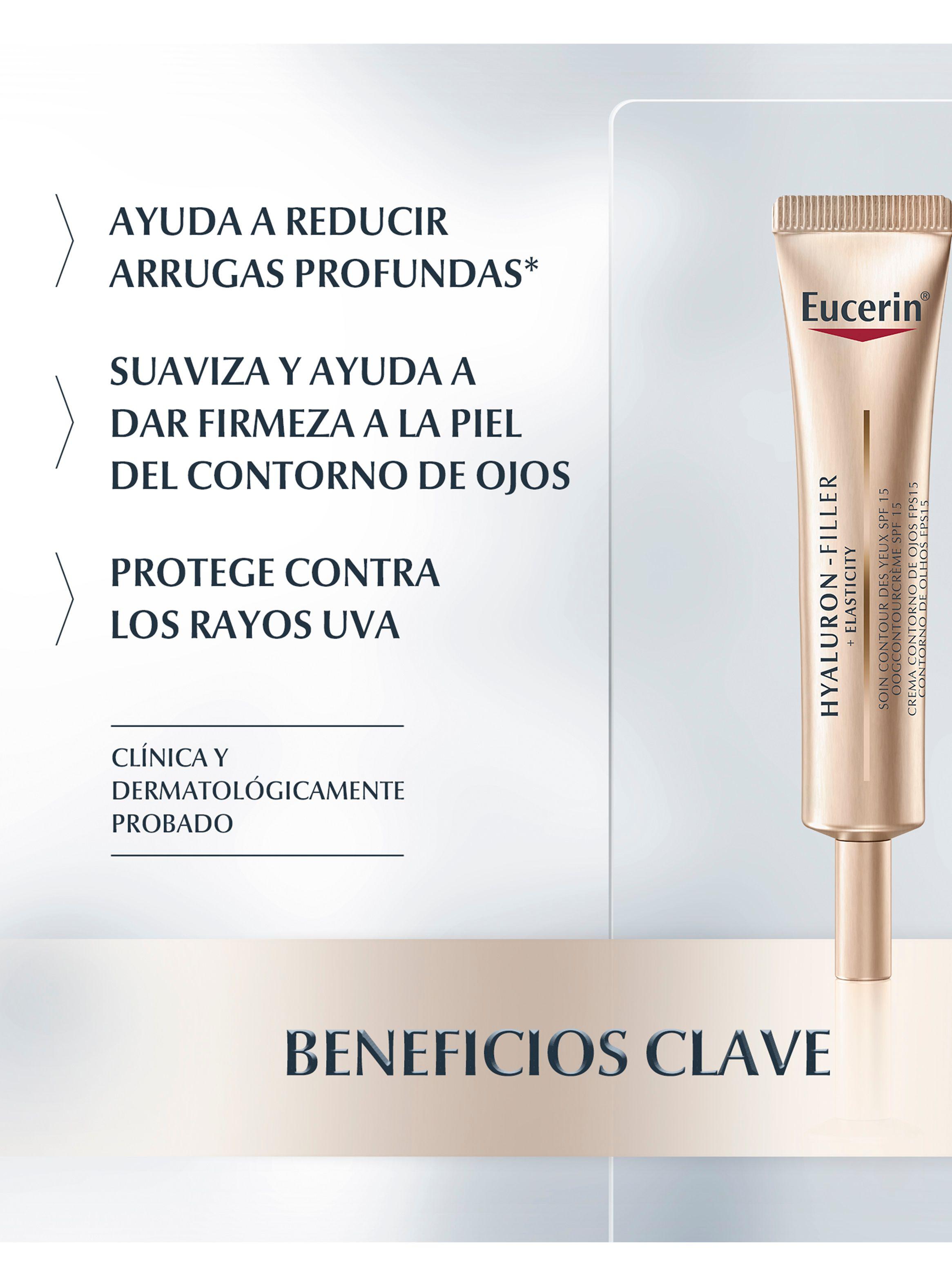 Crema Eucerin Hyaluron-Filler + Elasticity Eyes 15 ml-2