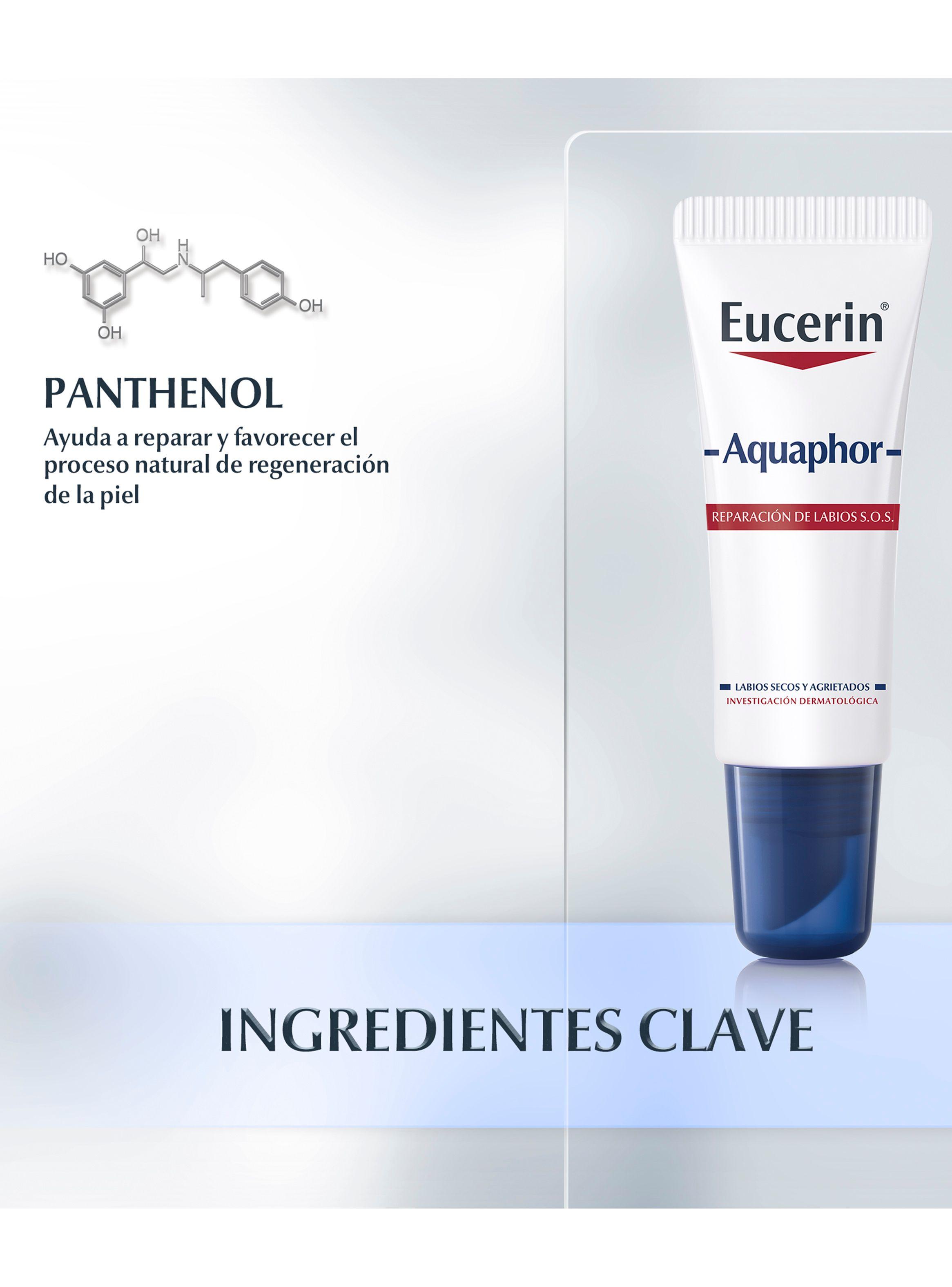 Crema Eucerin Reparador Aquaphor Labios 10 ml-2