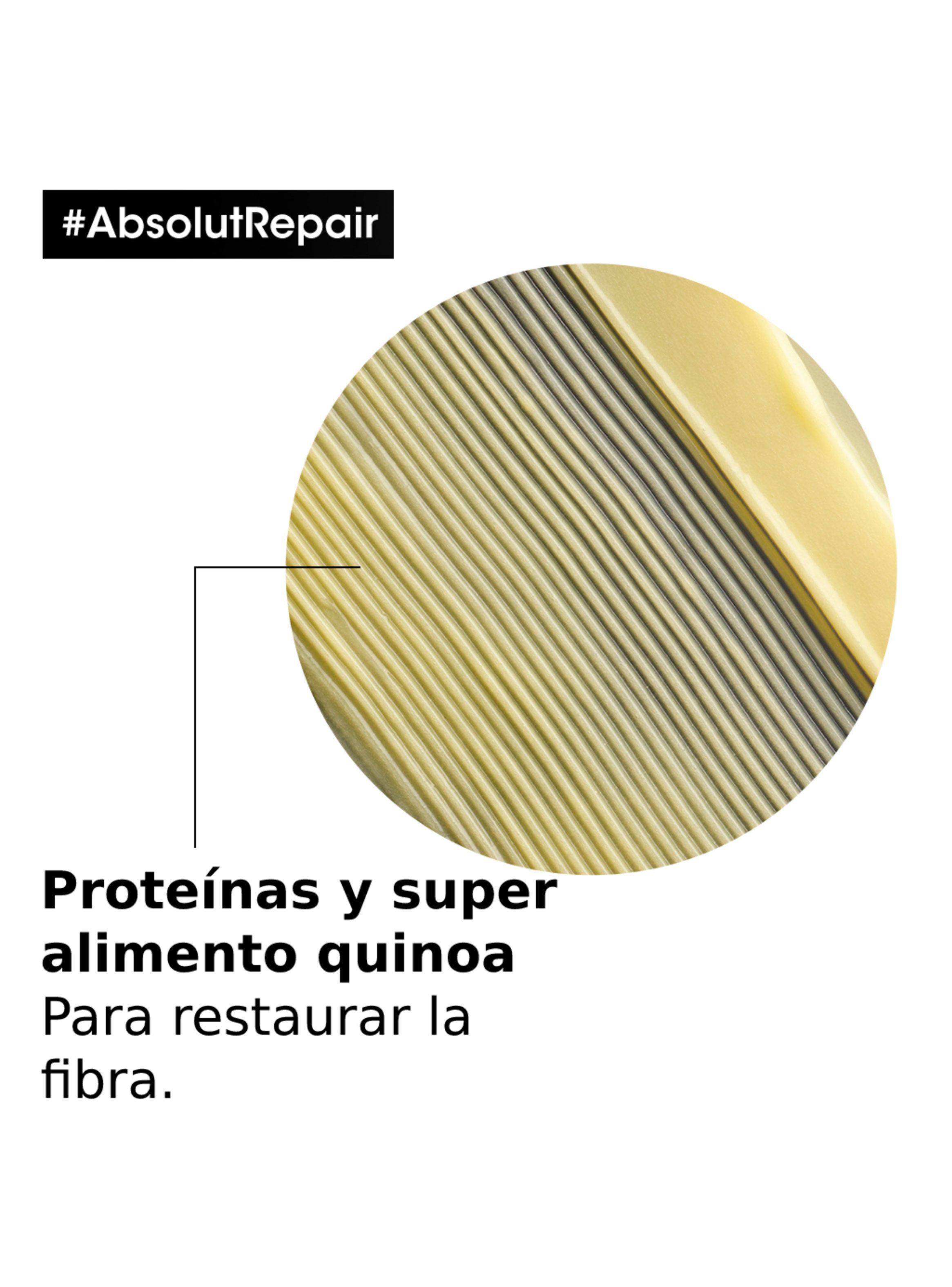 Set Reparación Profunda Absolut Repair Serie Expert Shampoo 500 ml + Acondicionador 500 ml-4