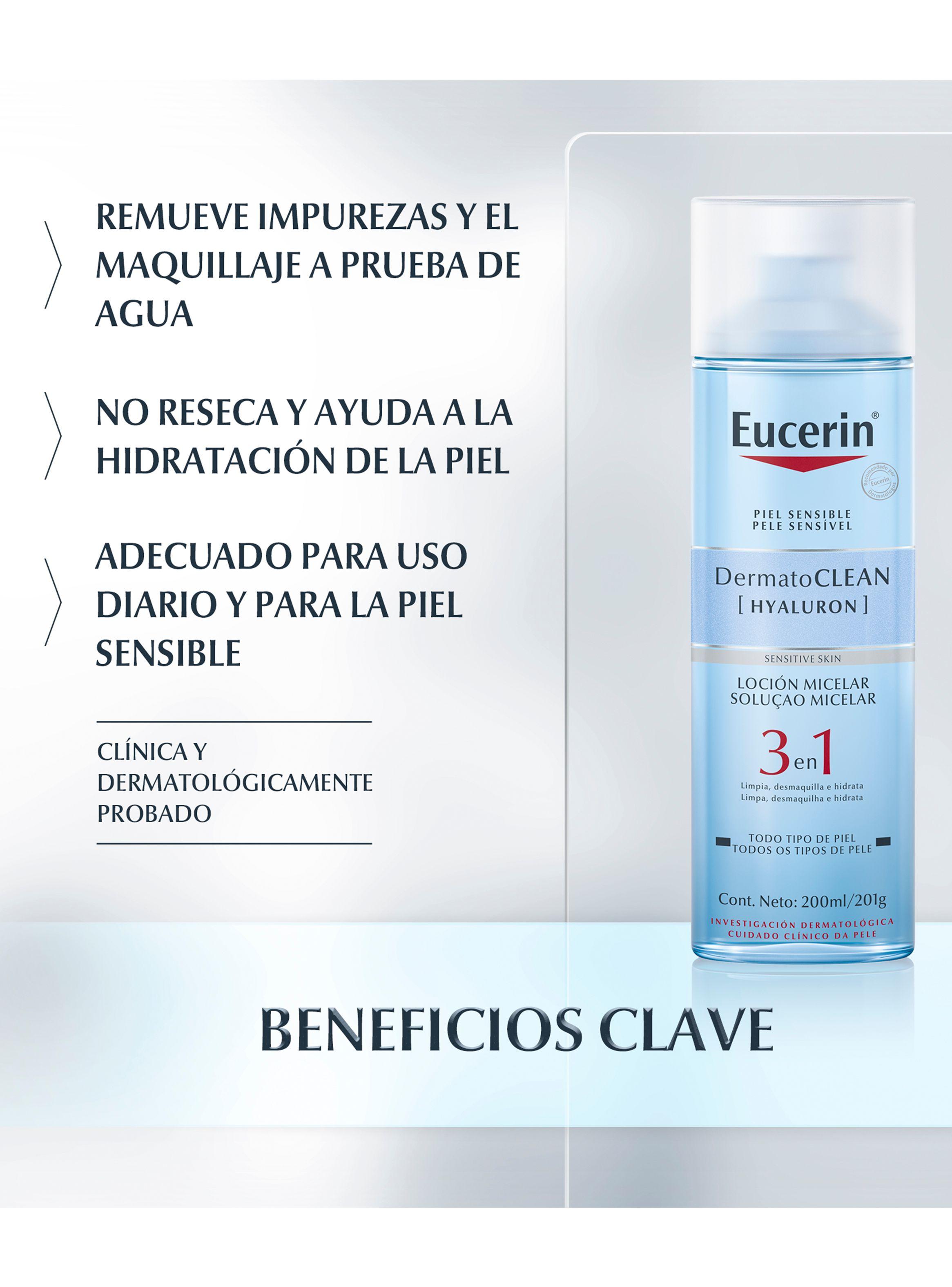 Loción Eucerin Micelar Dermatoclean 400 ml-3