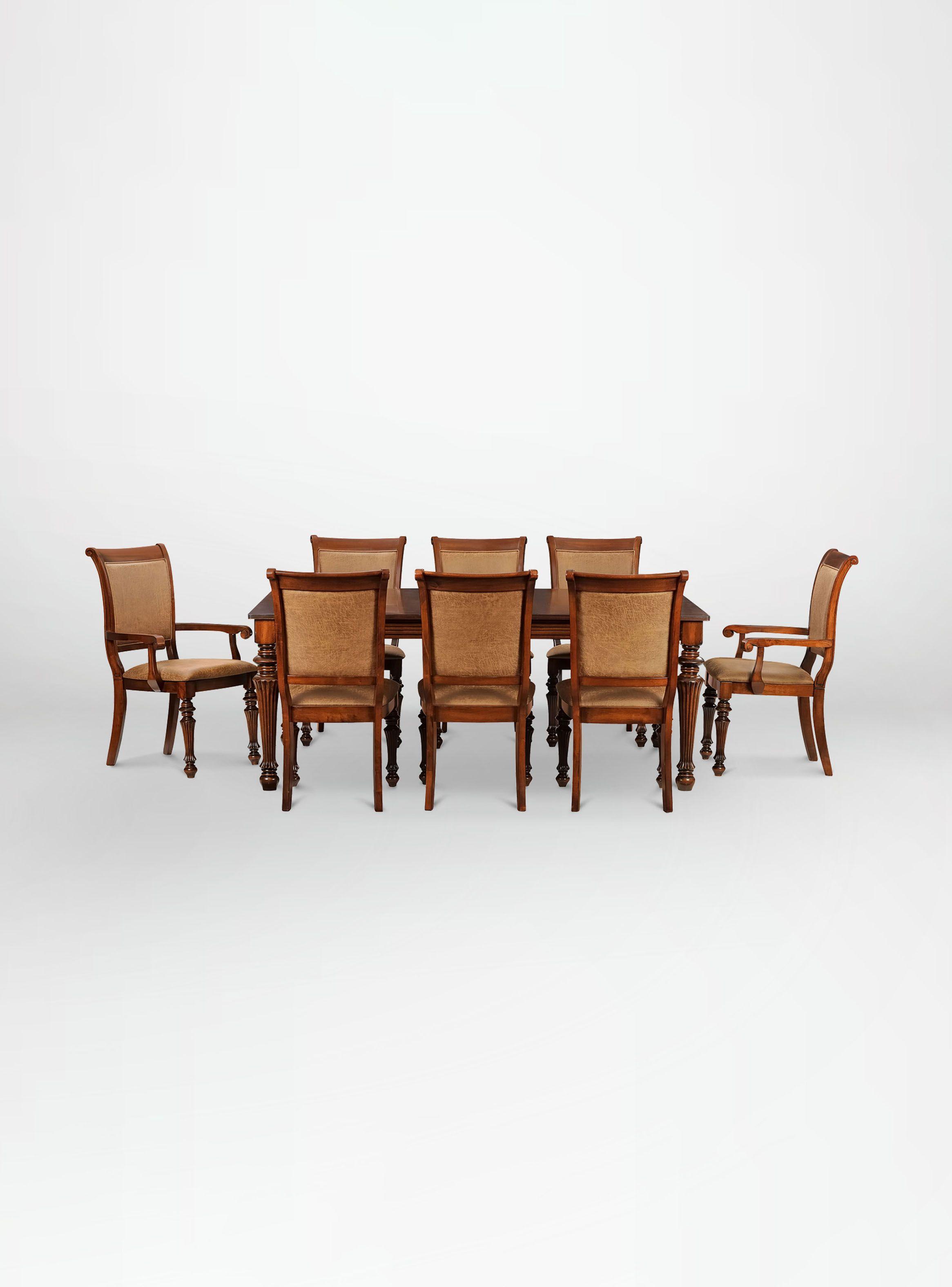 Juego de Comedor Extensible New Carrera 6 Sillas + 2 Sitiales CIC-2