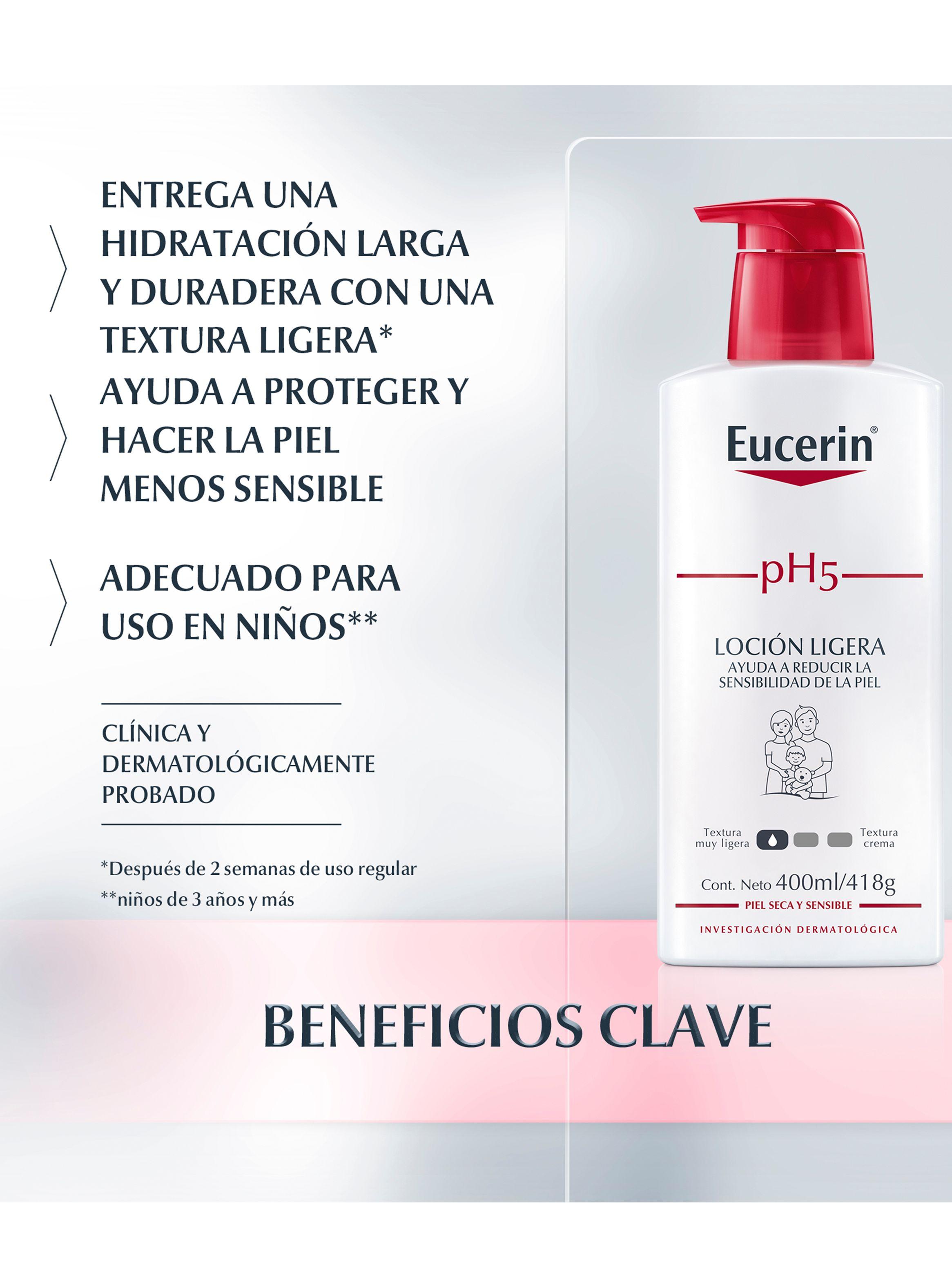Loción Eucerin Corporal Light Ph5 con Bomba 400 ml-1