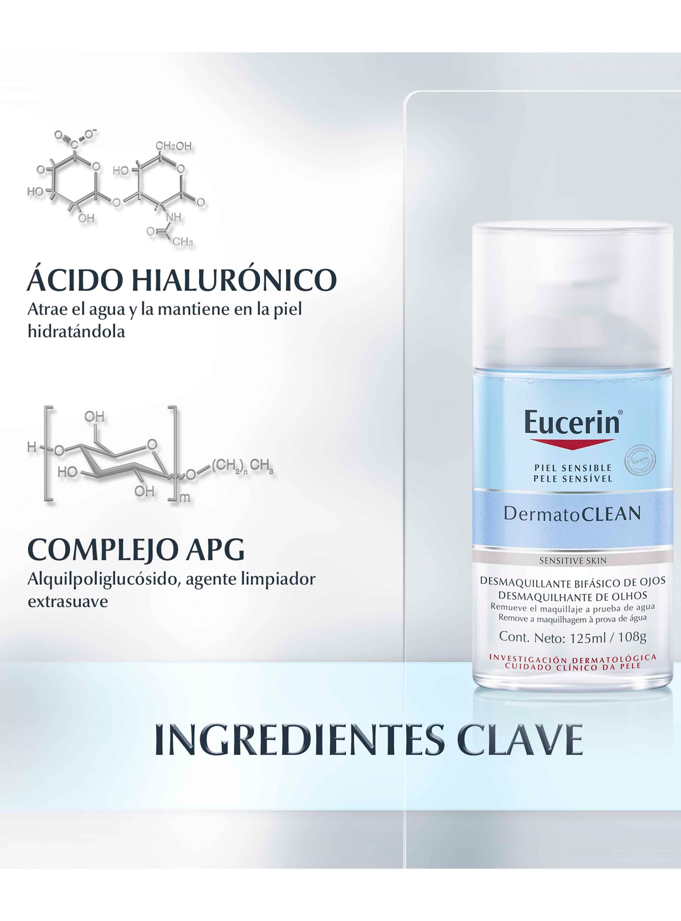 Desmaquillante Eucerin Bifásico de Ojos Dermatoclean-3