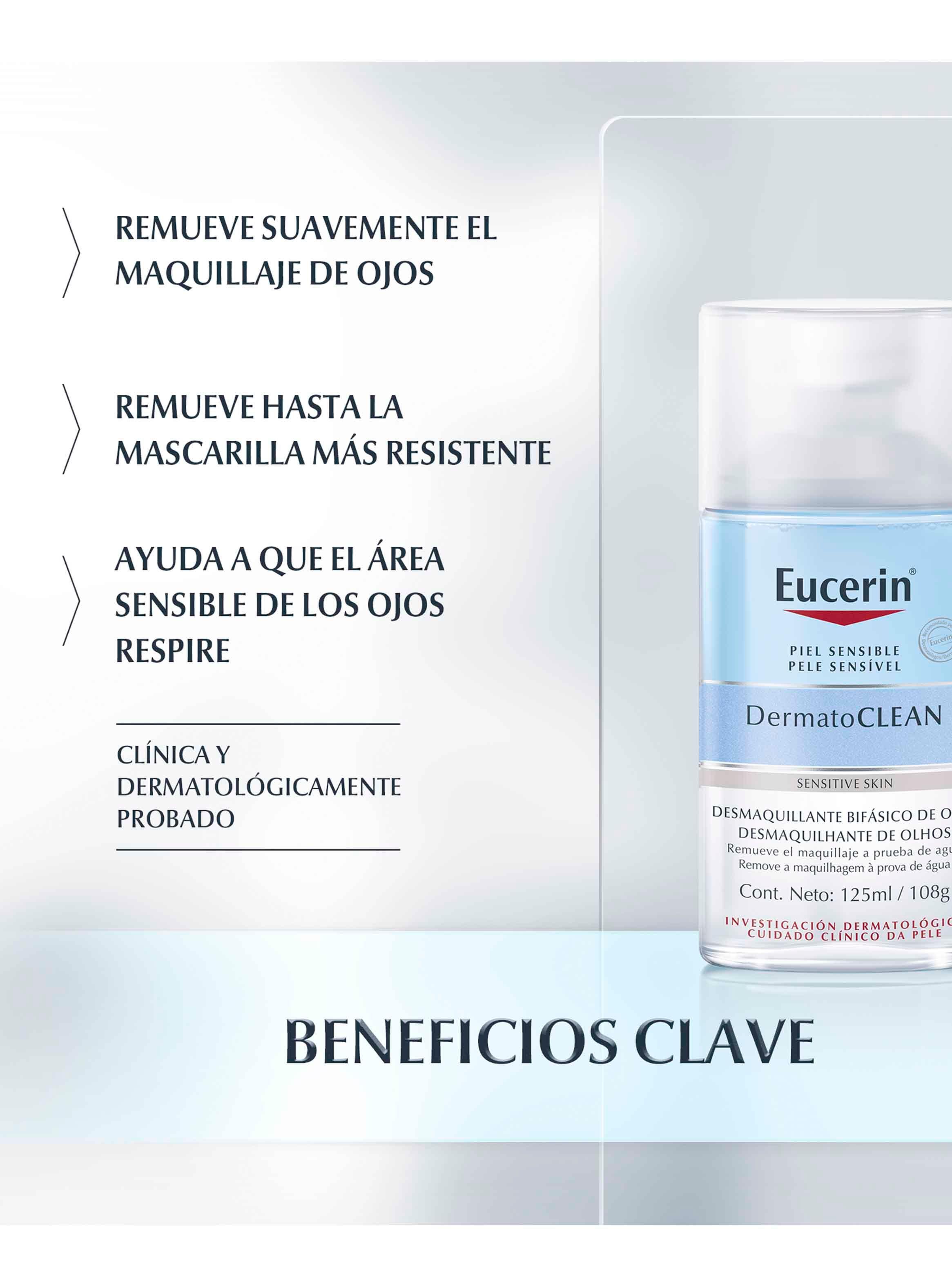 Desmaquillante Eucerin Bifásico de Ojos Dermatoclean-1