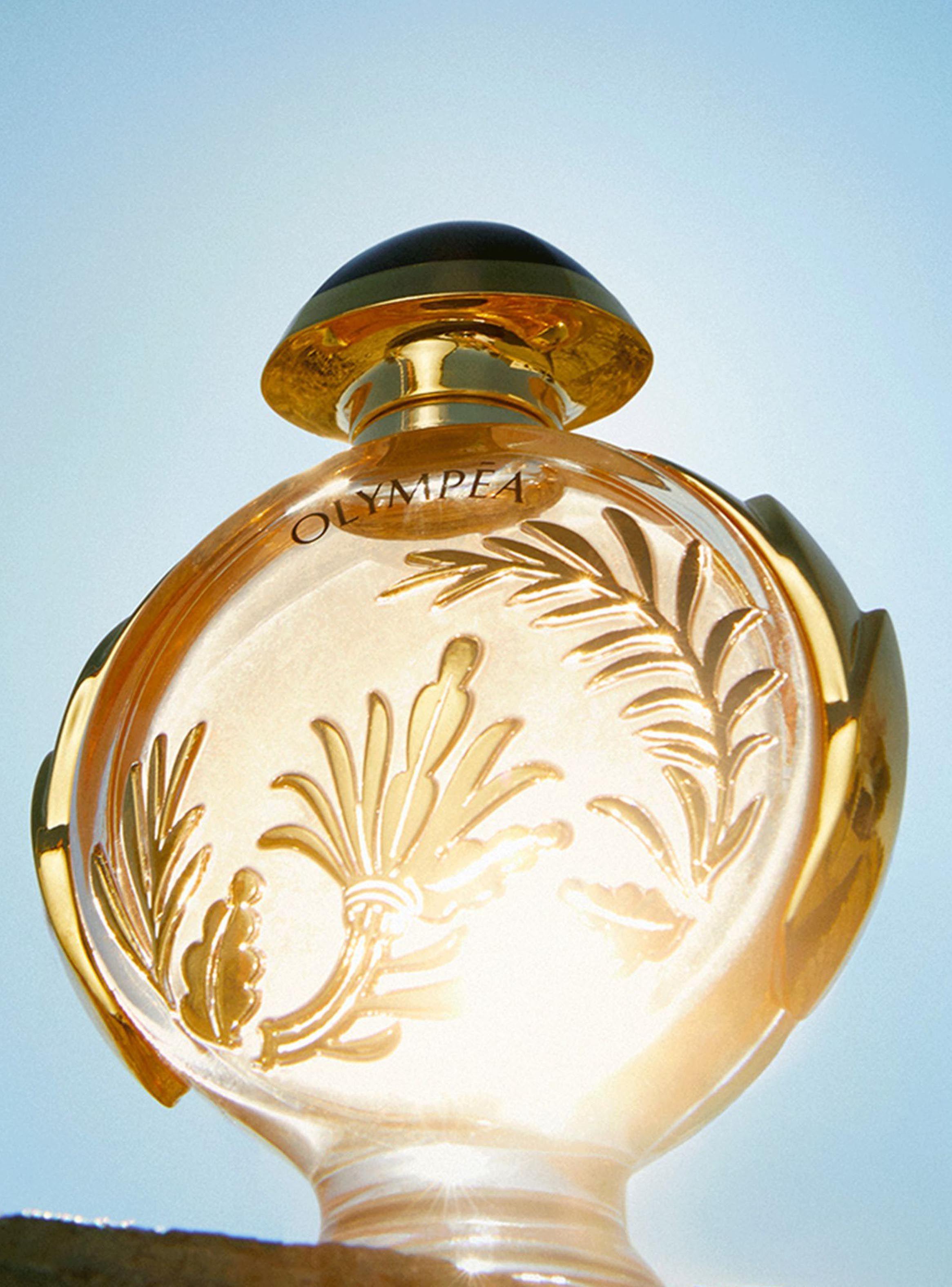 Set Perfume Olympea Solar EDP Mujer 80 ml + Body Lotion 100 ml + Mega Spritzer 10 ml-4