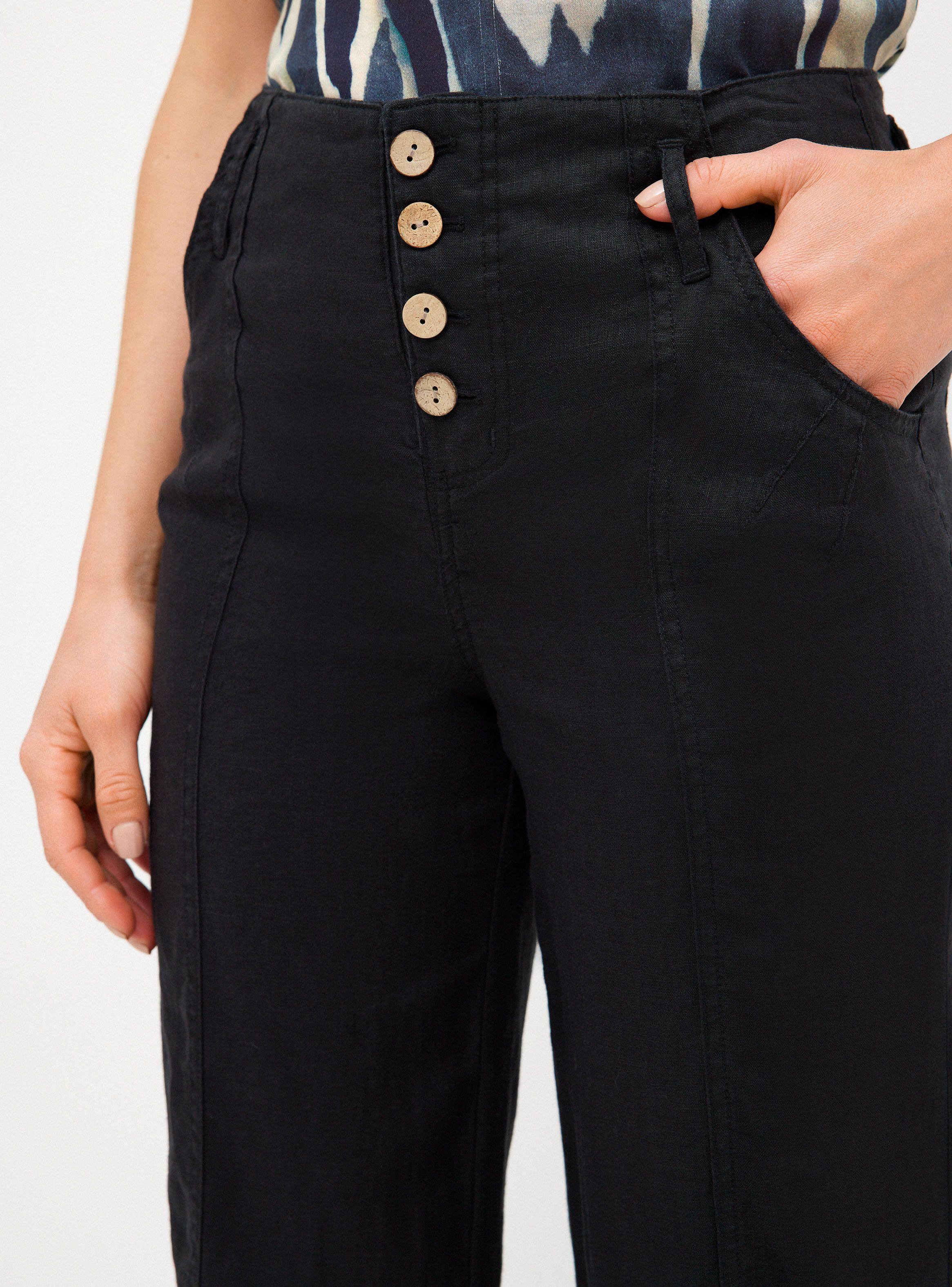 Pantalón Lino Detalle de Pinzas-2