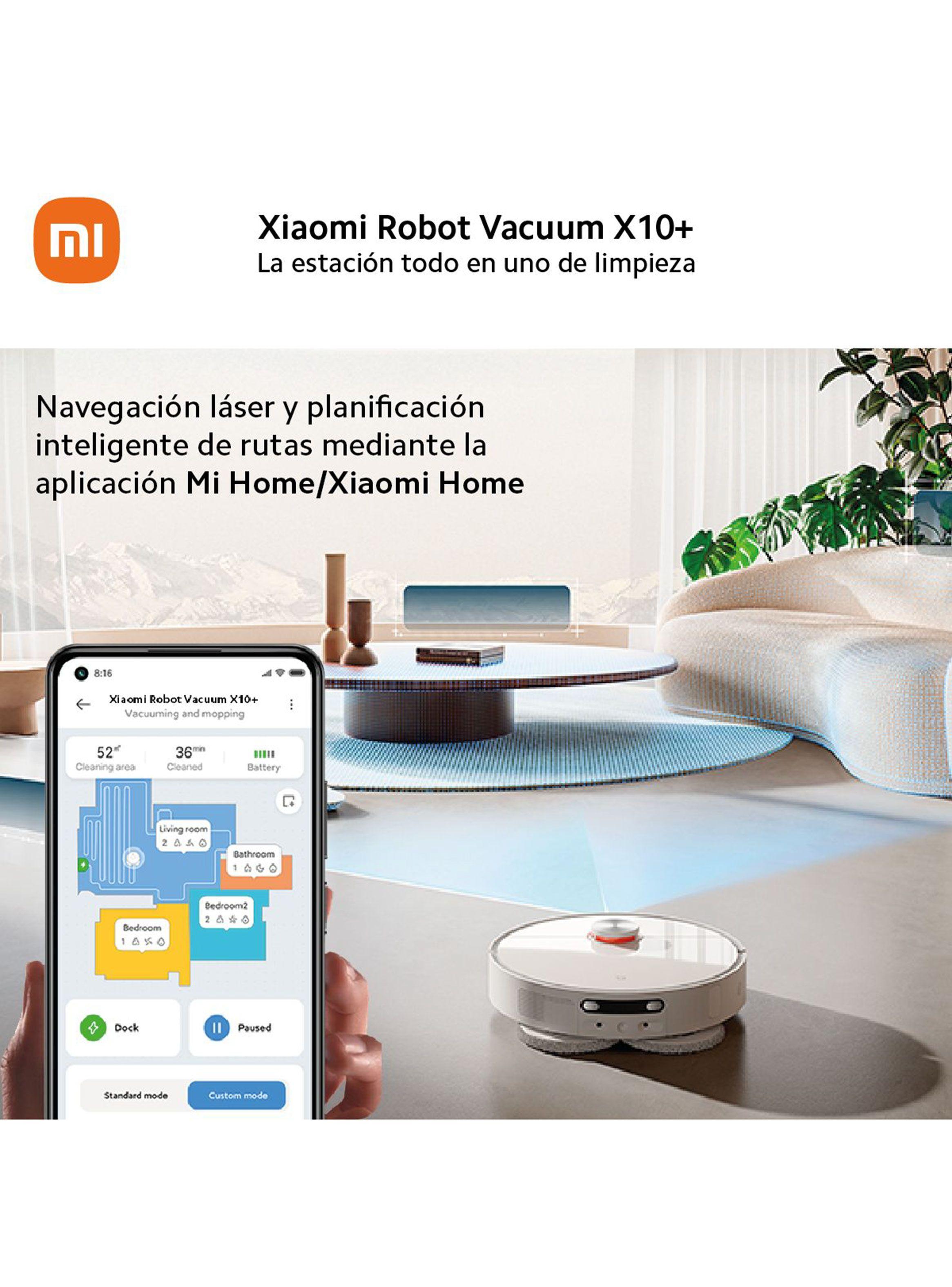 Aspiradora Robot con Base Inteligente Vacuum X10+-6